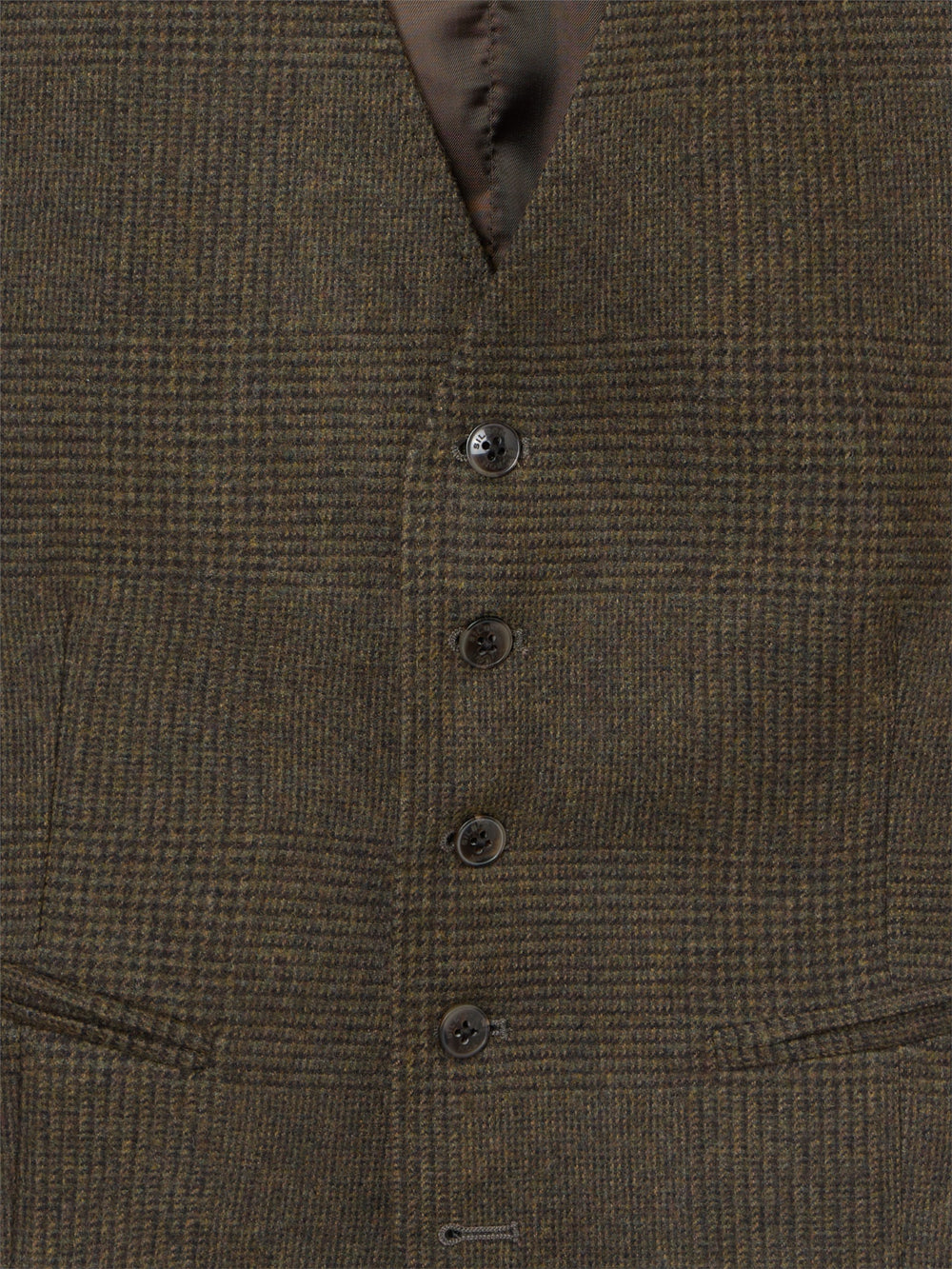 Chaleco traje unique gales verde marron