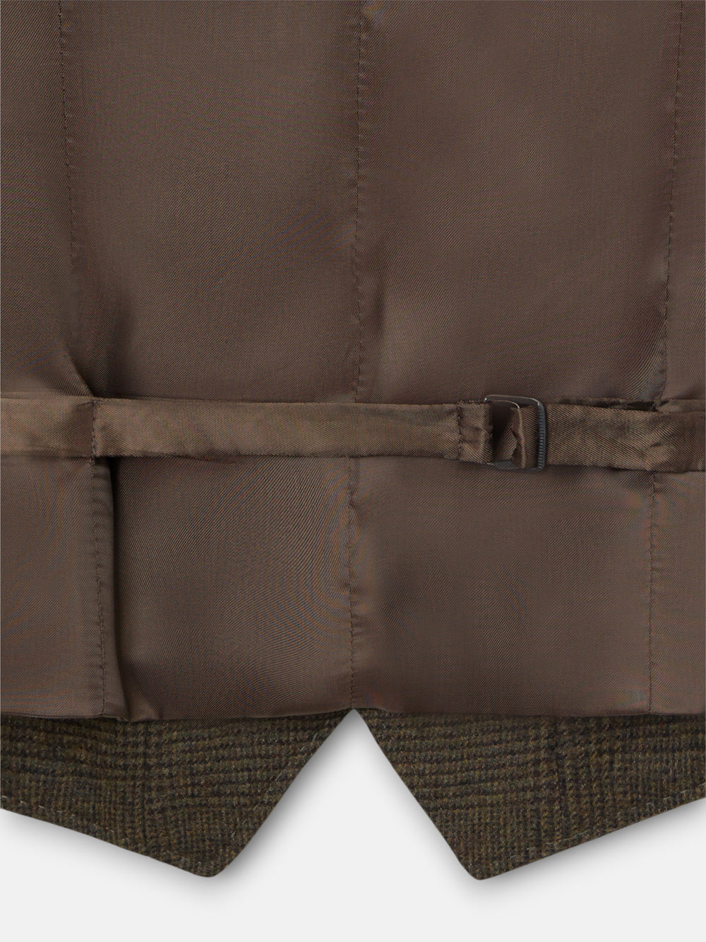 Chaleco traje unique gales verde marron