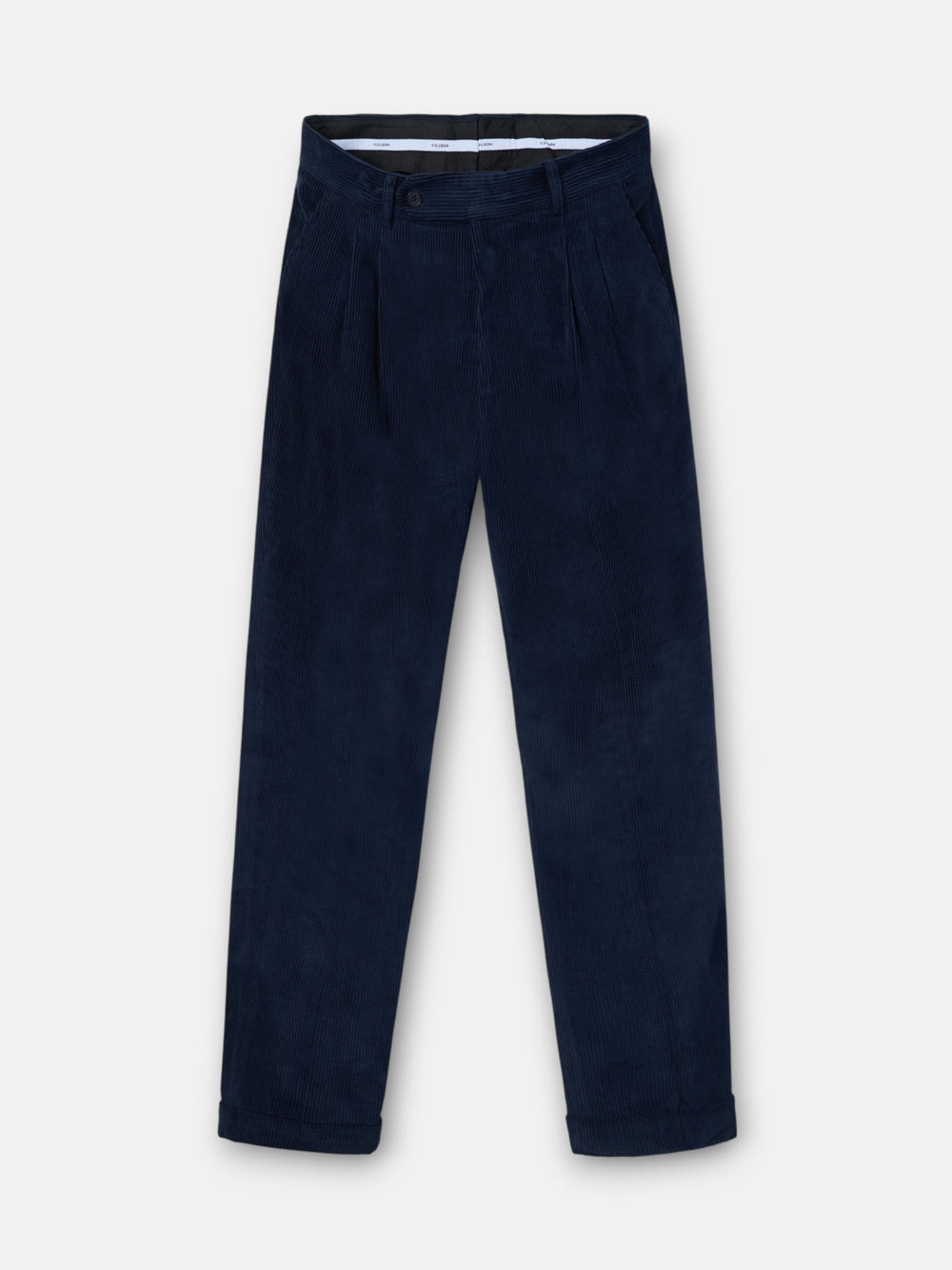 Pantalon traje unique pana azul marino