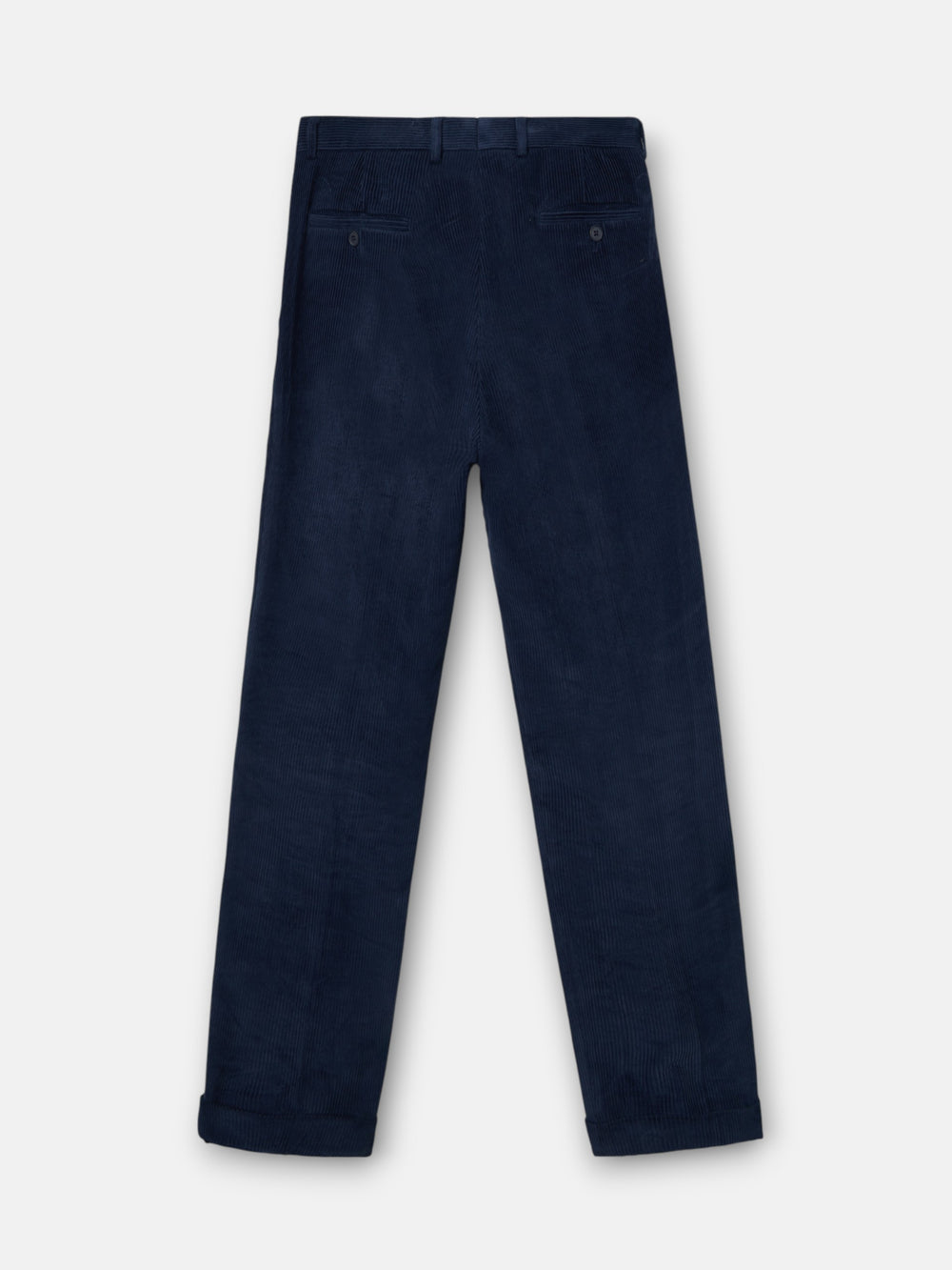 Pantalon traje unique pana azul marino