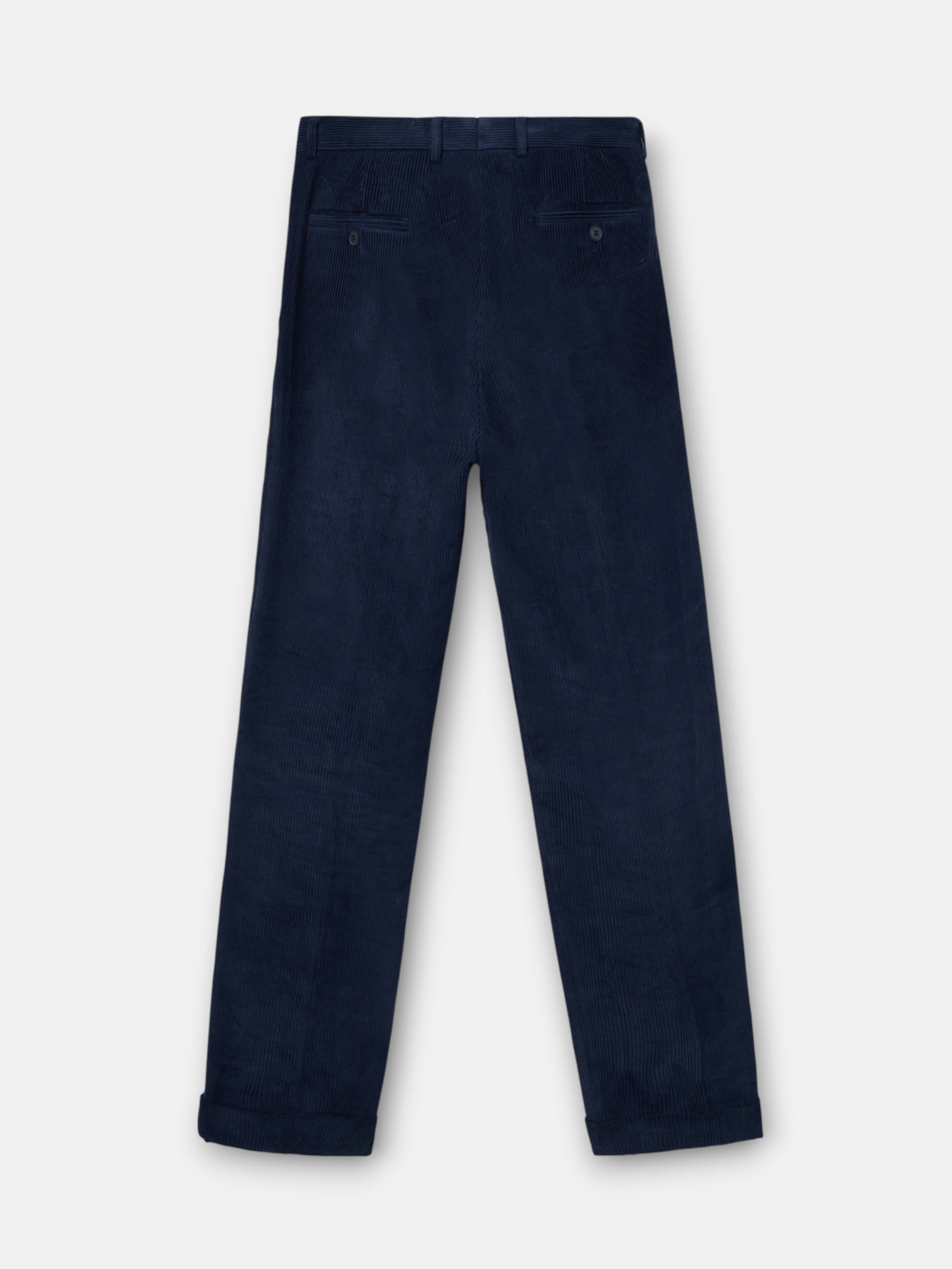 Pantalon traje unique pana azul marino