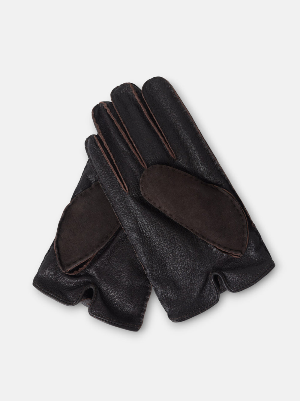 Guantes unique piel marron