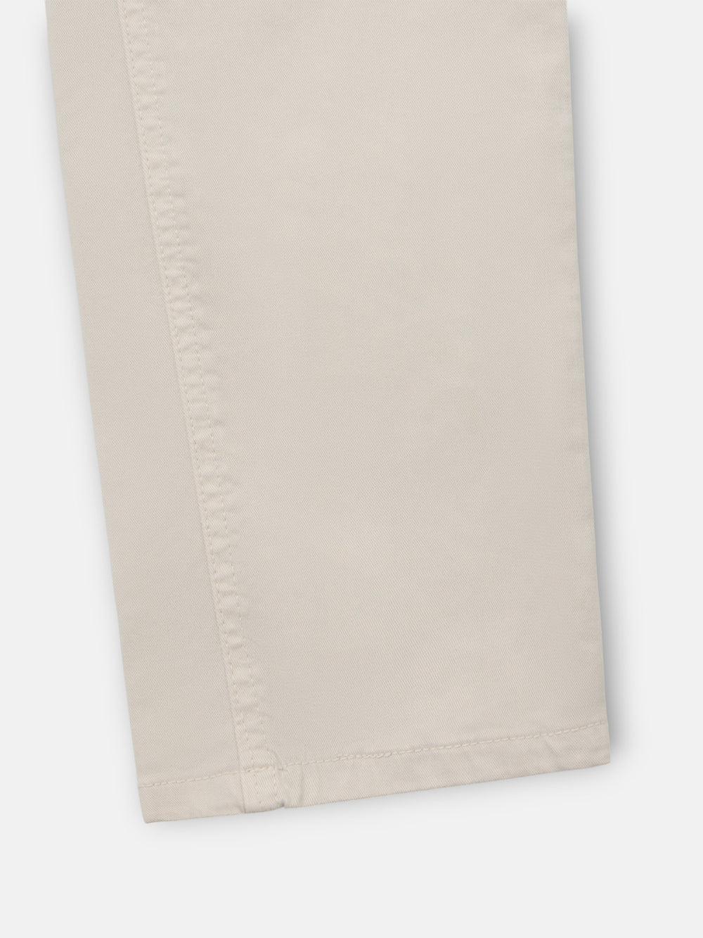 Light beige corduroy five-pocket pants