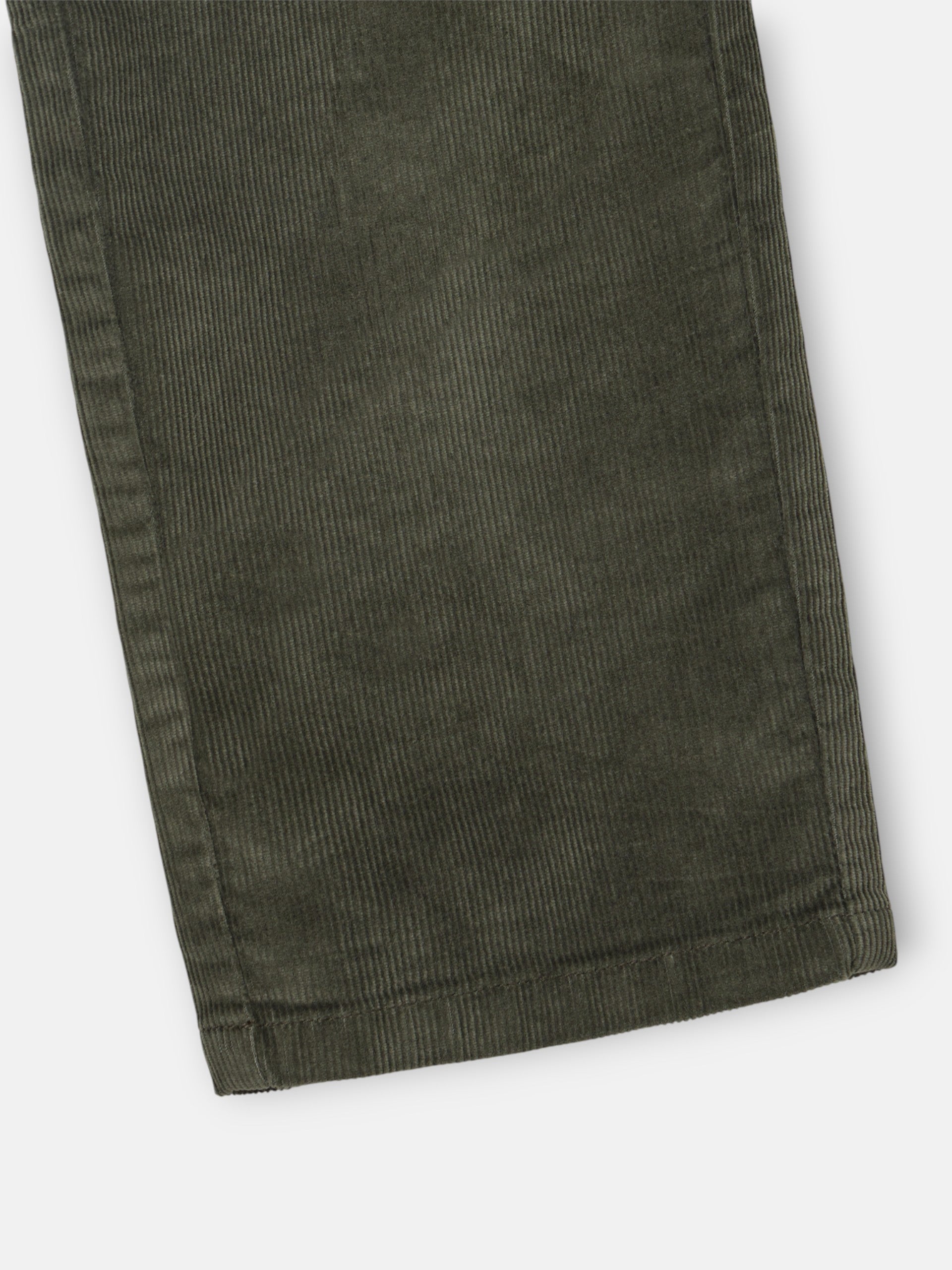 Pantalon de sport chinois en velours côtelé vert