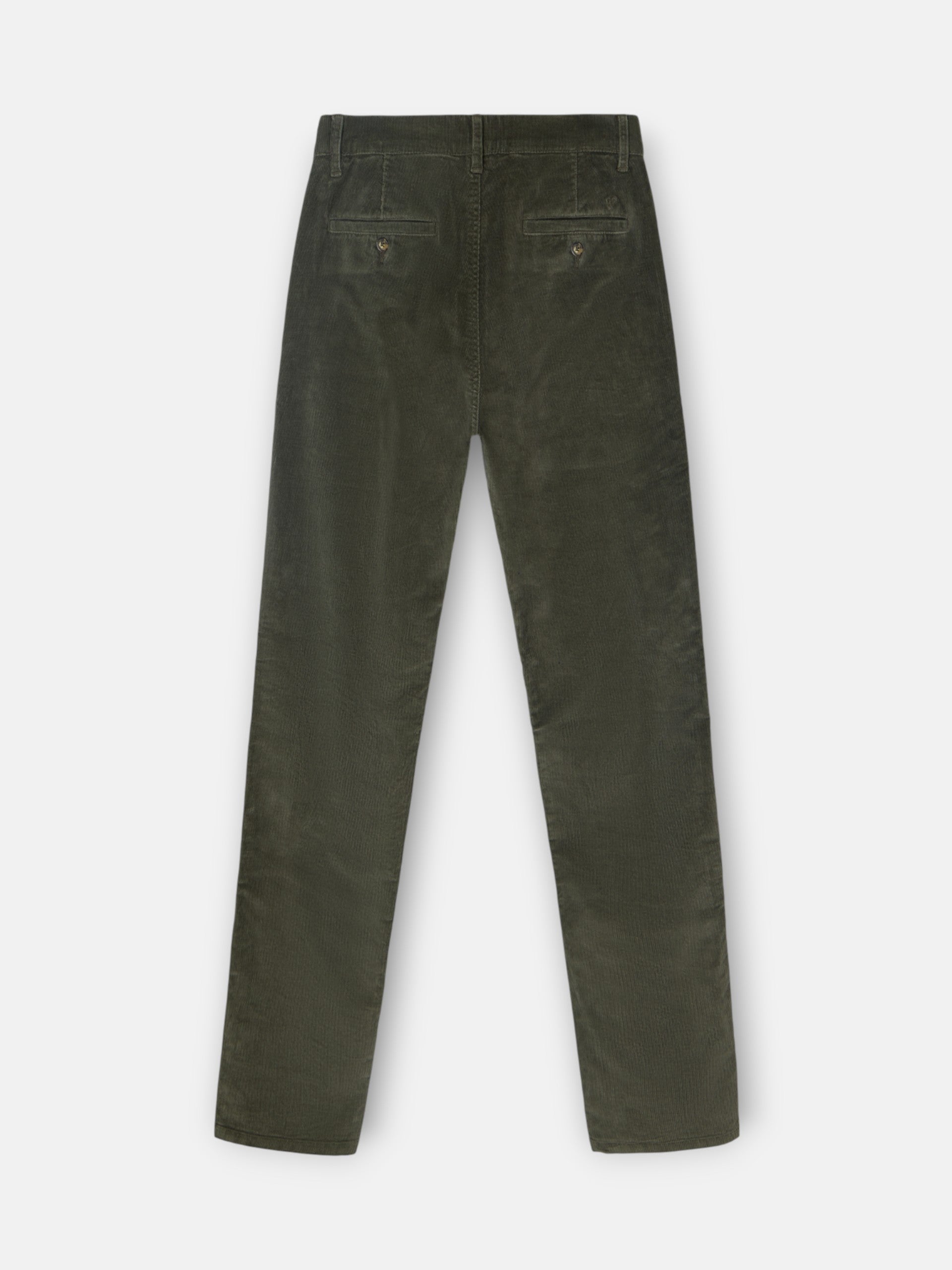 Pantalon de sport chinois en velours côtelé vert