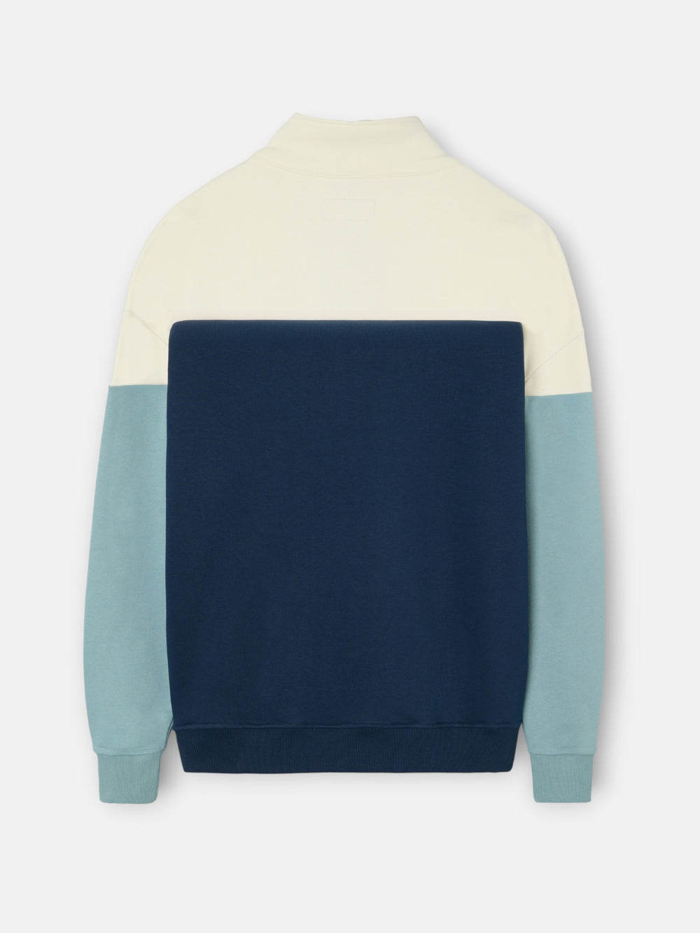 Sudadera relaxed fit multicolor azul marino