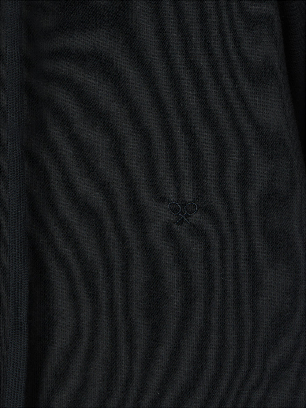 Sweat-shirt à capuche noir coupe décontractée foncé