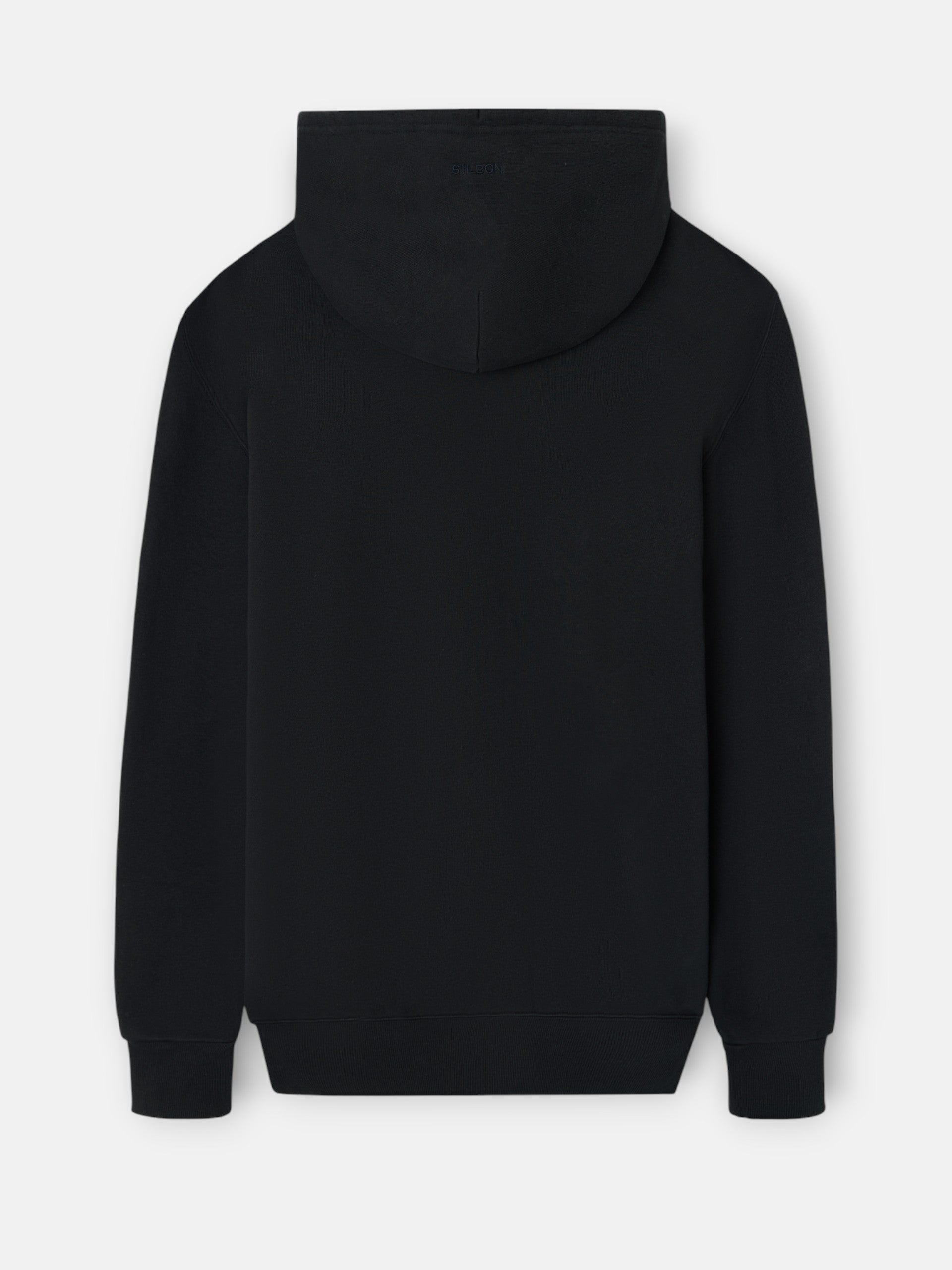 Sudadera dark hoodie relaxed fit negra