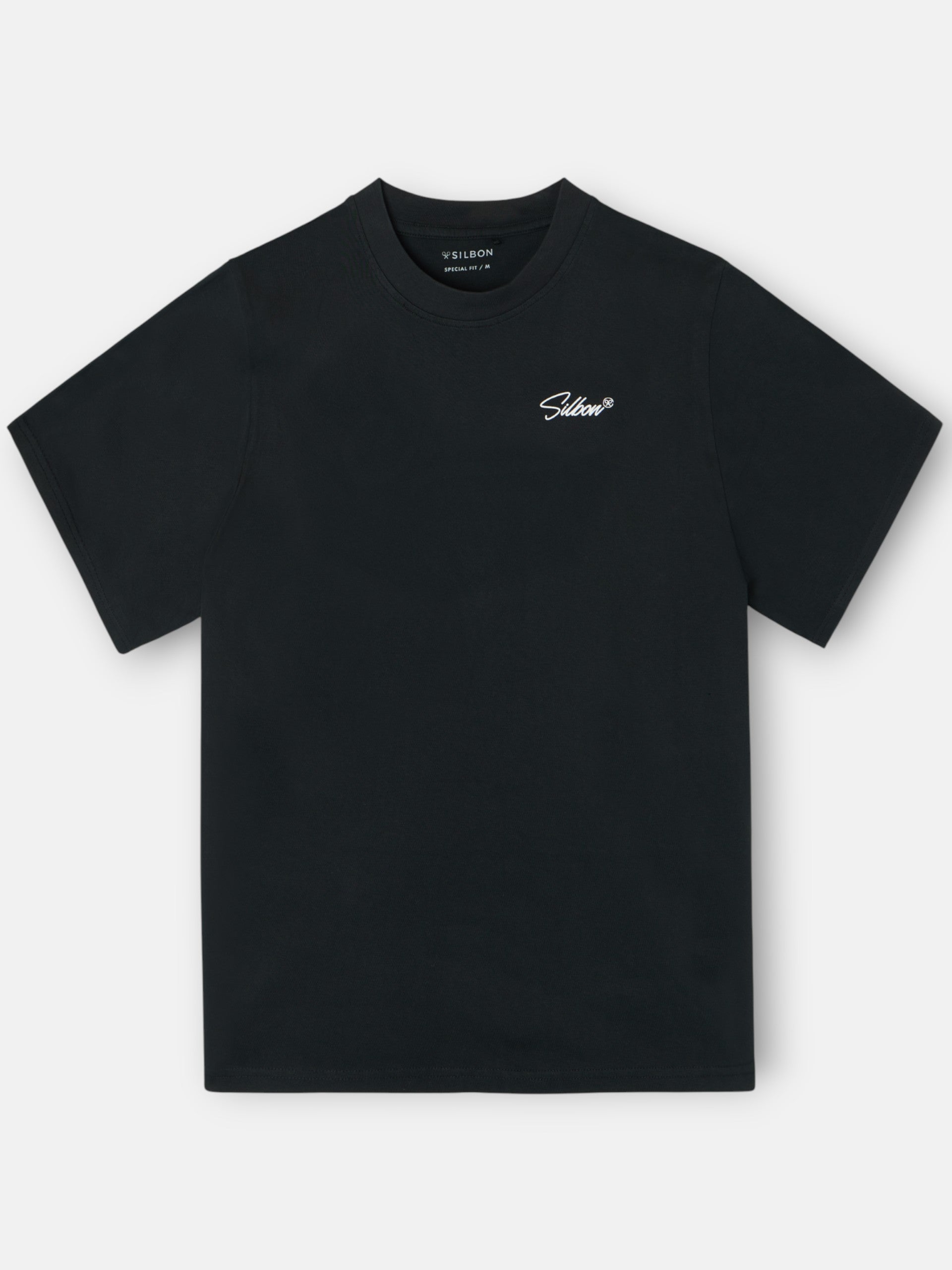 Camiseta dark special fit silbon clothing negra