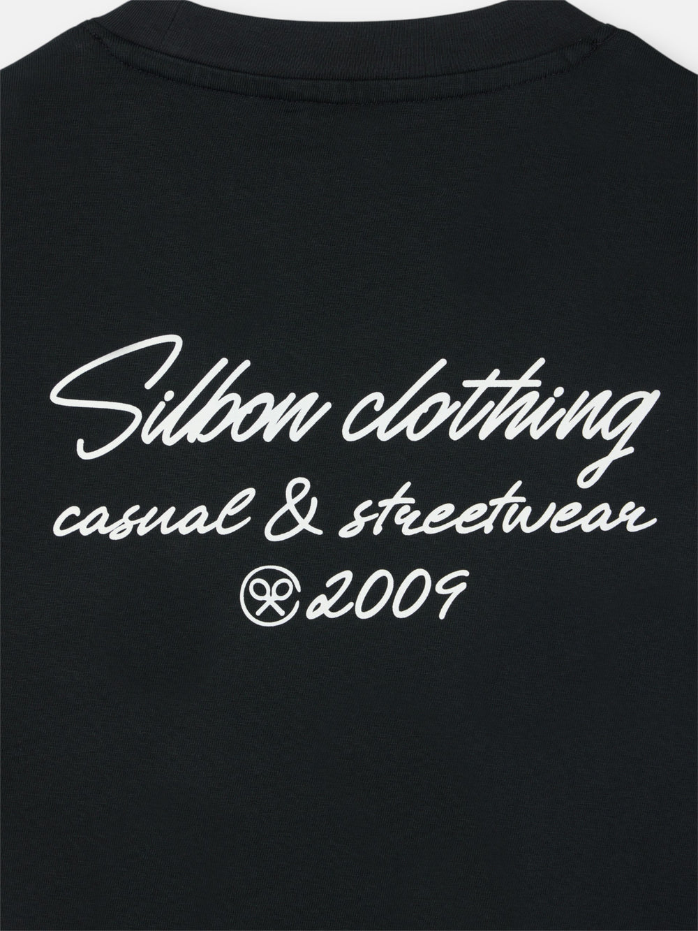 Camiseta dark special fit silbon clothing negra