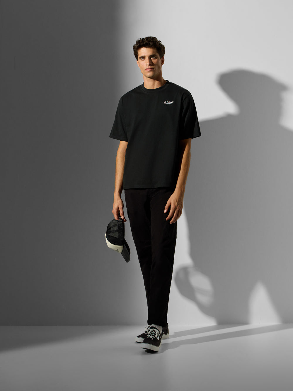 Camiseta dark special fit silbon clothing negra