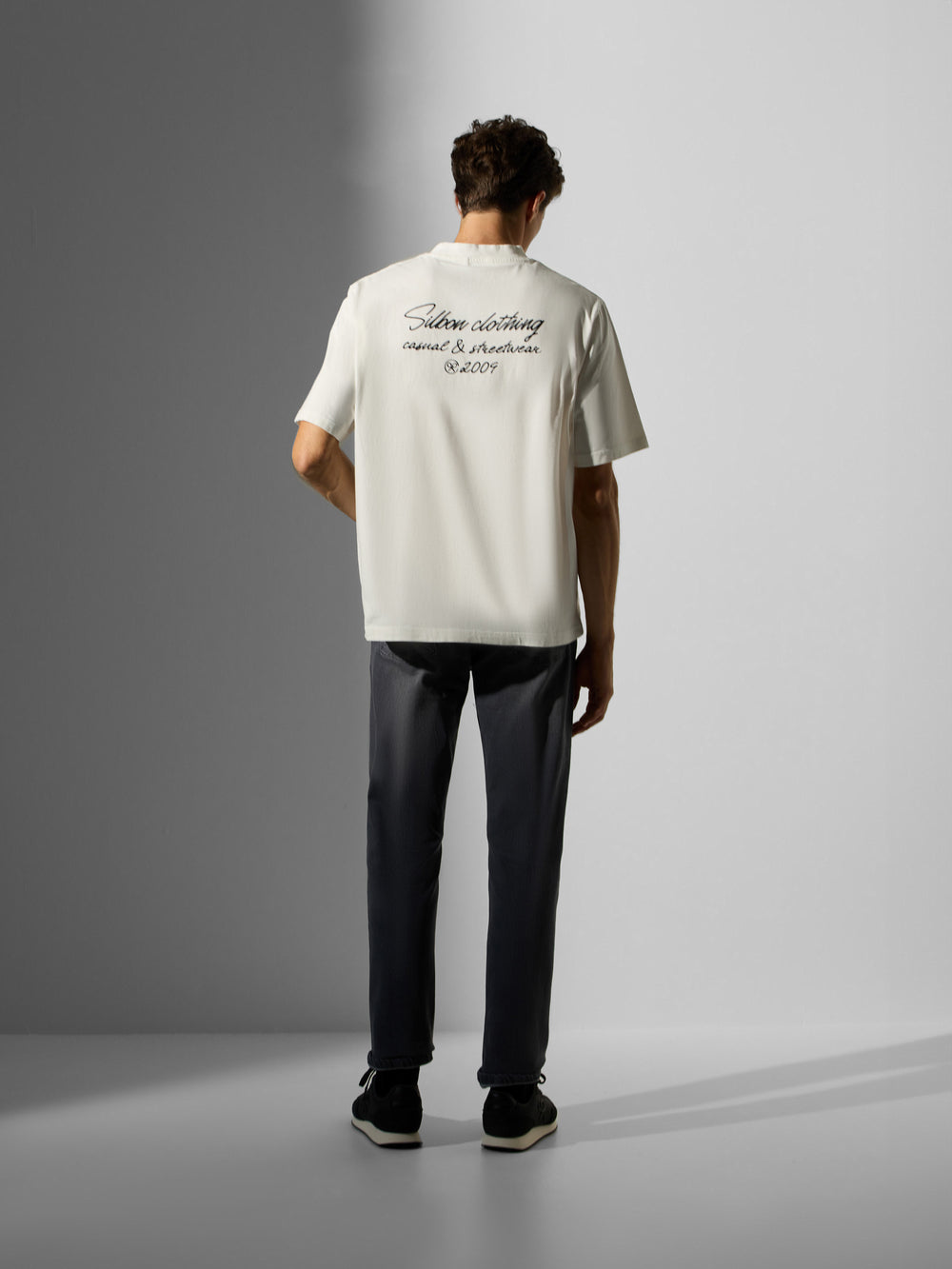 T-shirt crème foncé spécial coupe silbon clothing