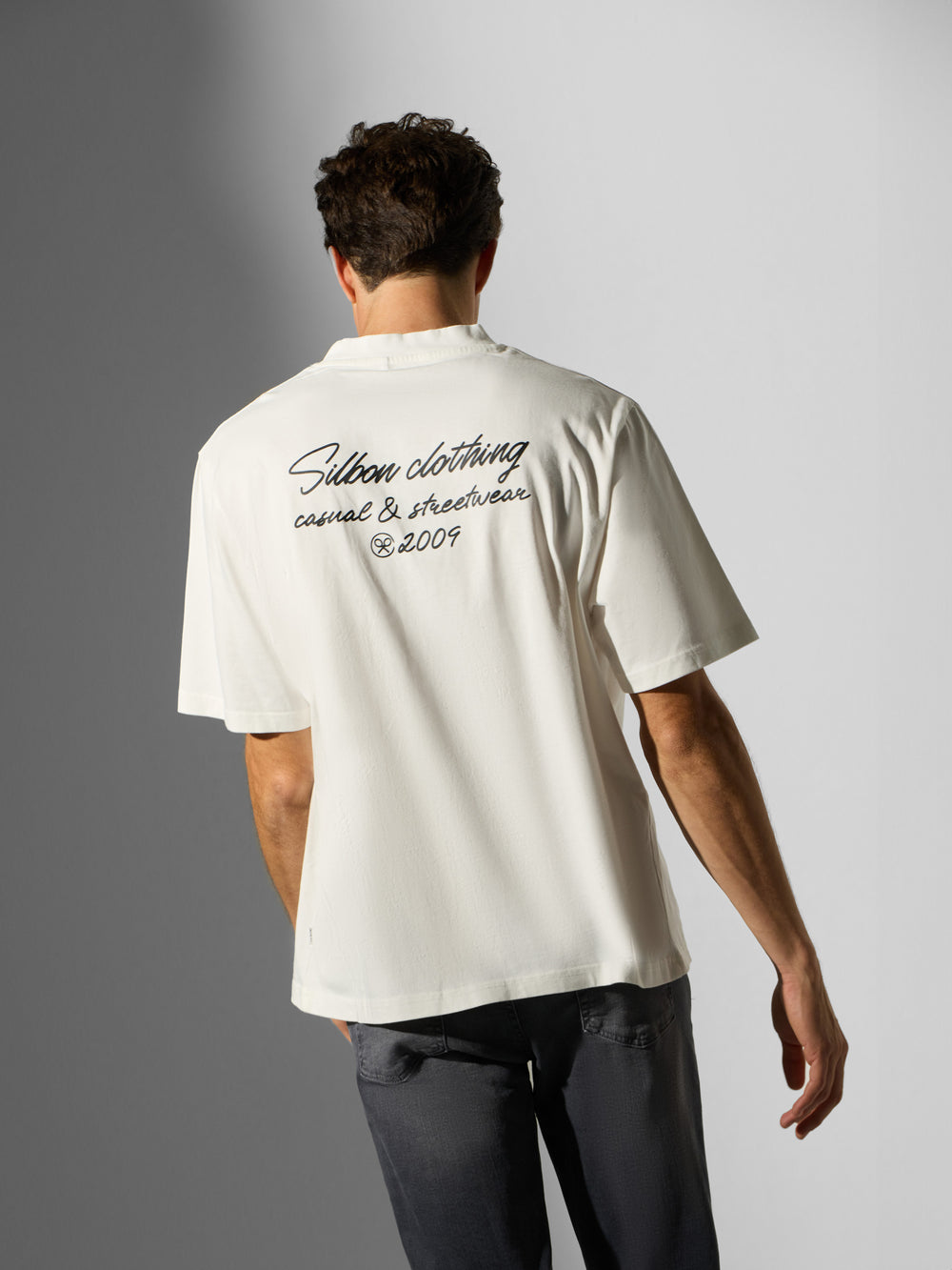T-shirt crème foncé spécial coupe silbon clothing