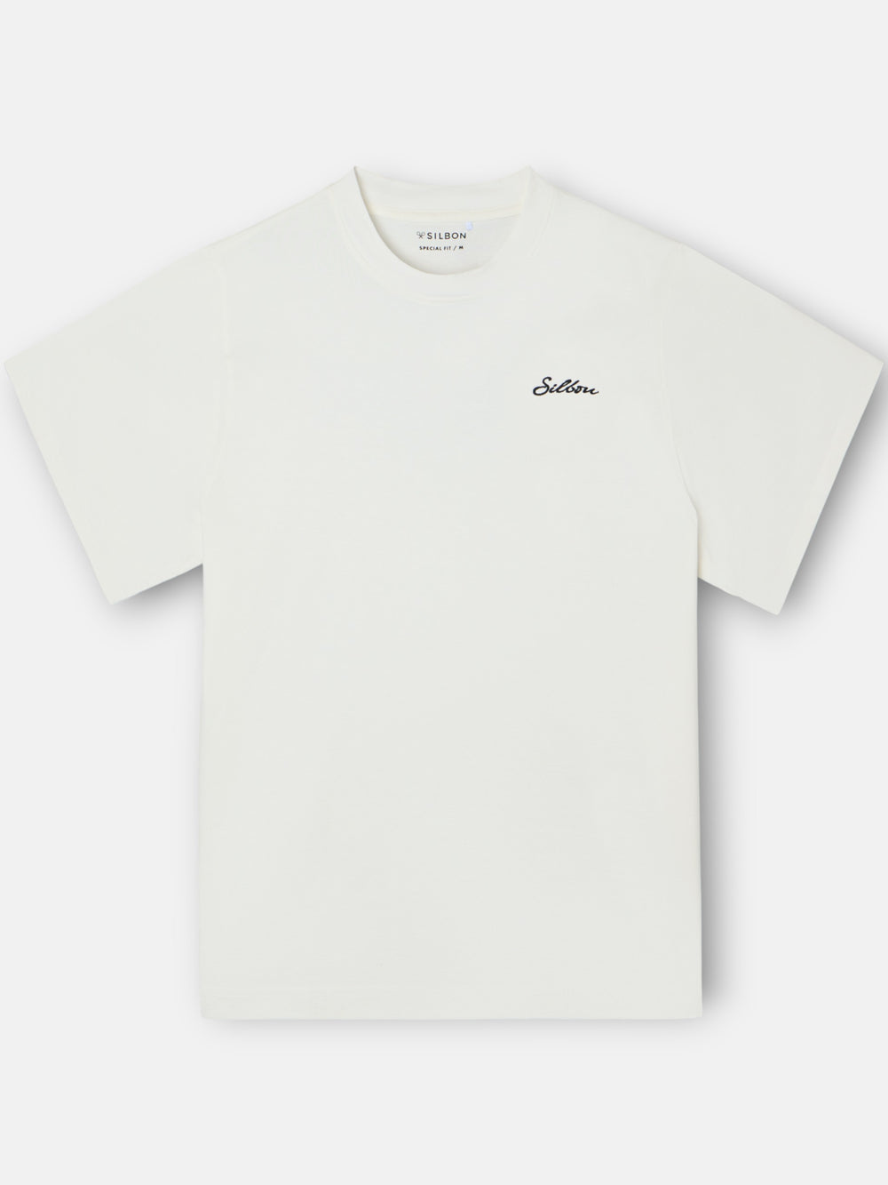 Camiseta dark special fit silbon rackets crema