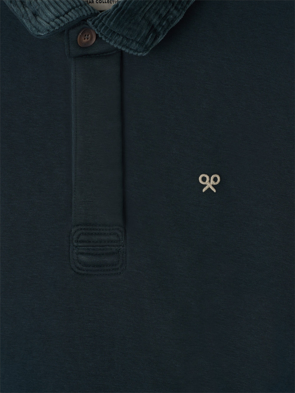 Forro polar canguro verde medio