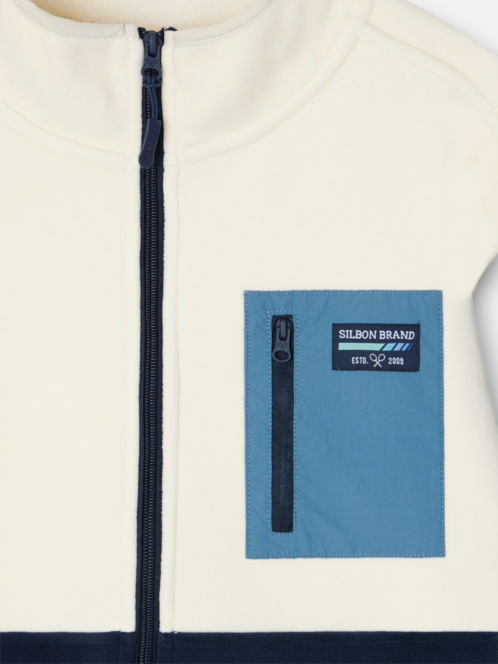 Forro polar multicolor azul marino