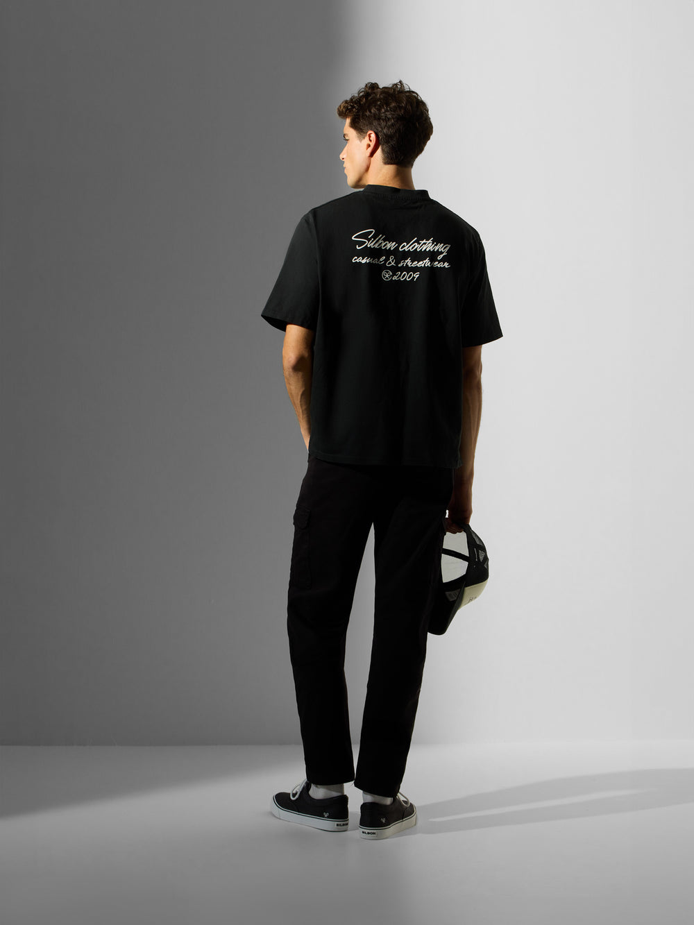 Pantalon de sport cargo noir foncé