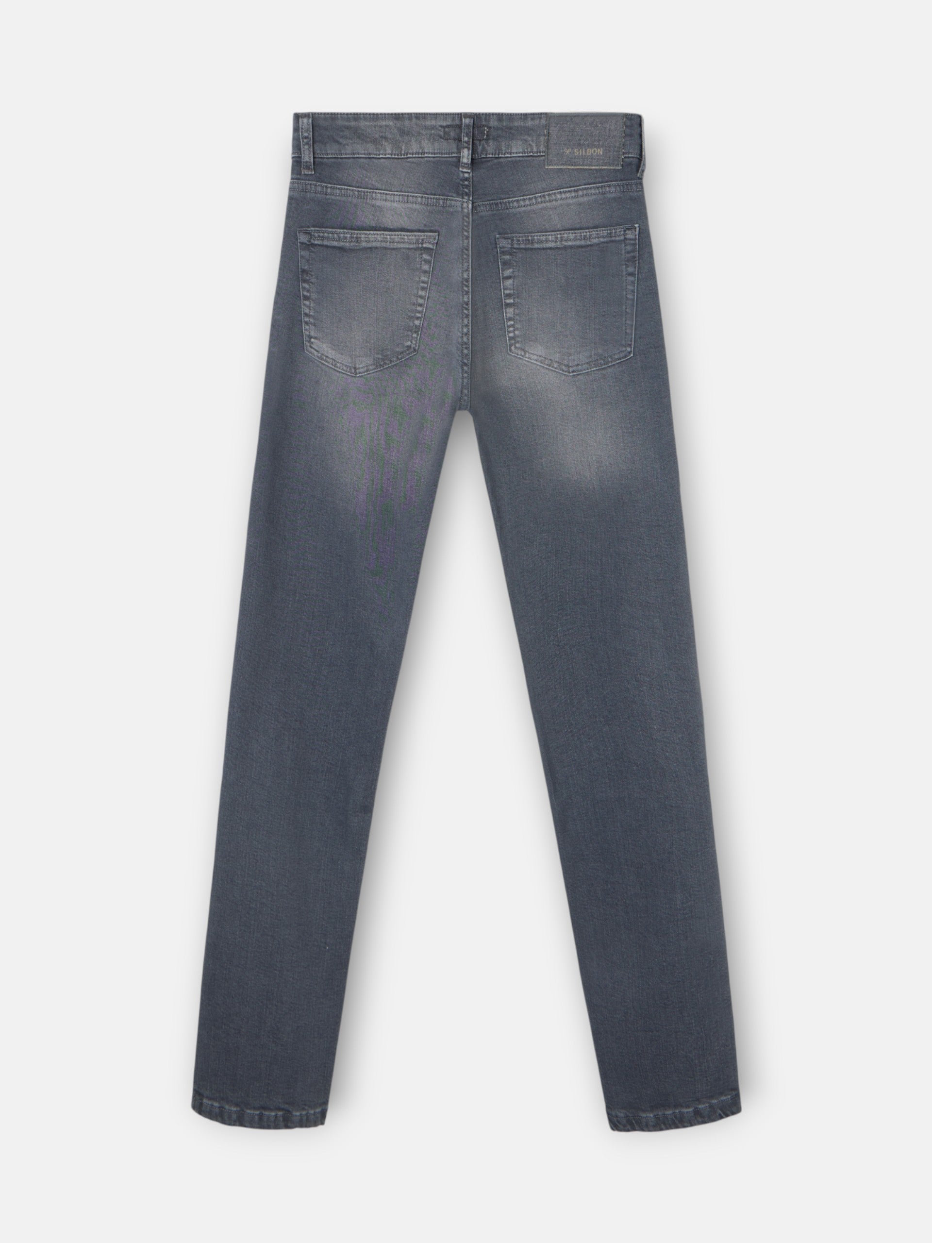 Pantalon sport dark jeans gris