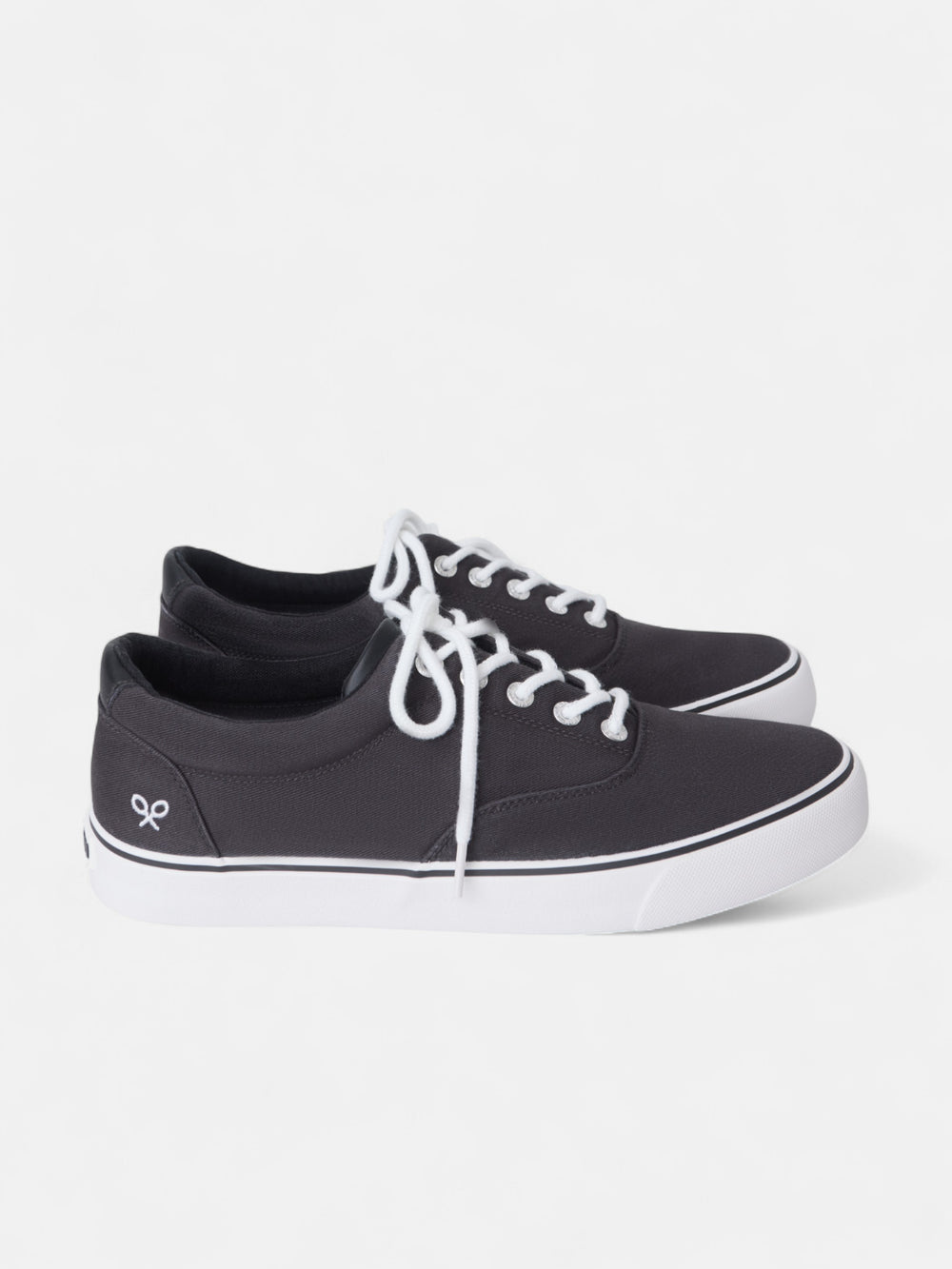 Zapatilla lona clasica dark negra