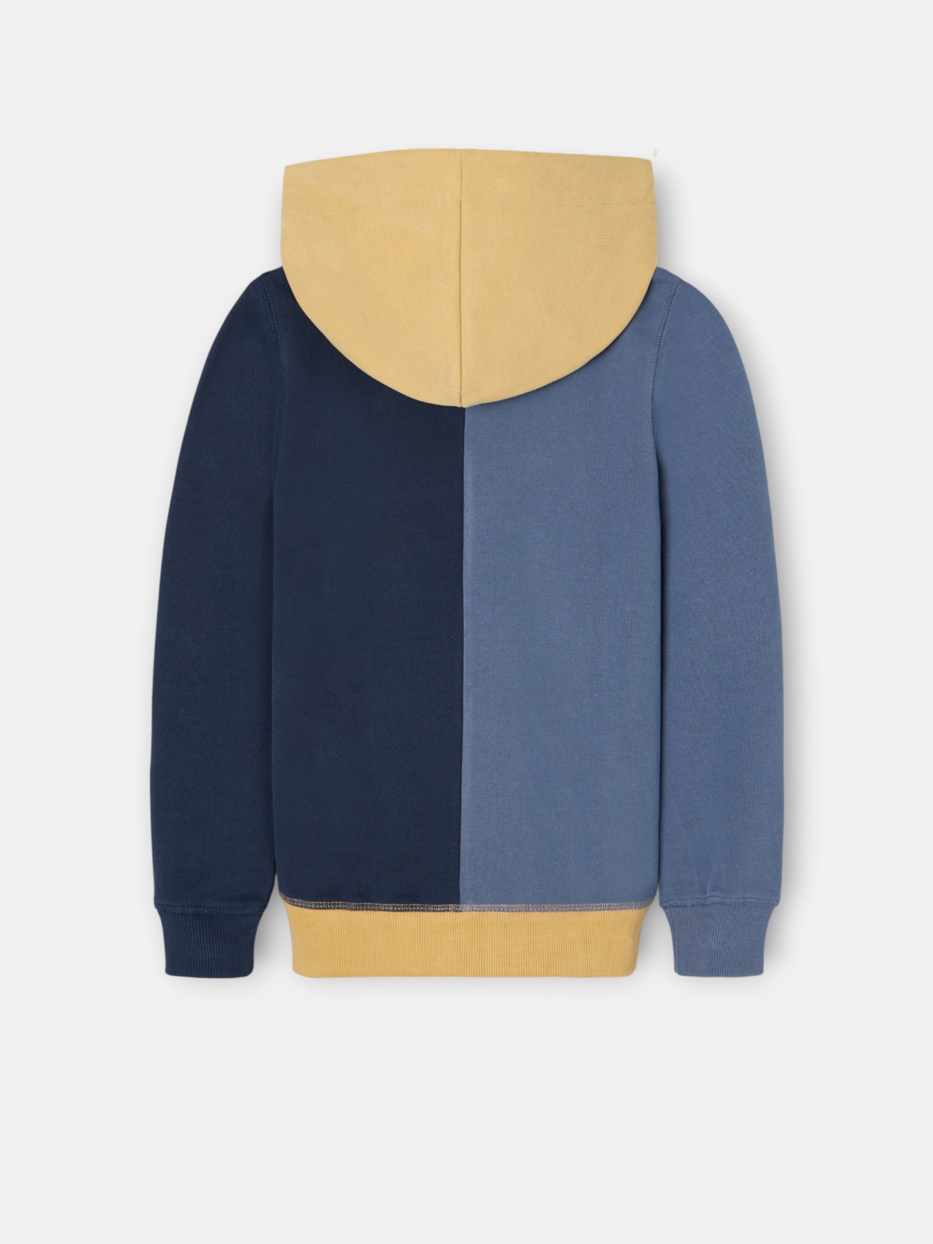 Sudadera kids hoodie multicolor azul mostaza