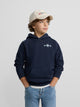 Sudadera kids hoodie cordon etnico azul marino