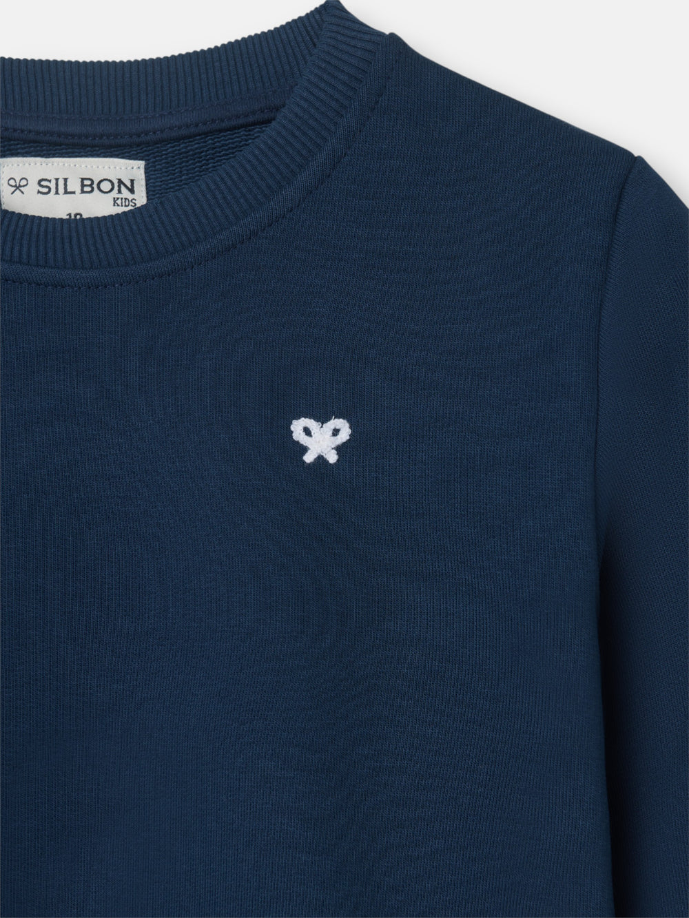 Sweatshirt kids minilogo azul-marinho