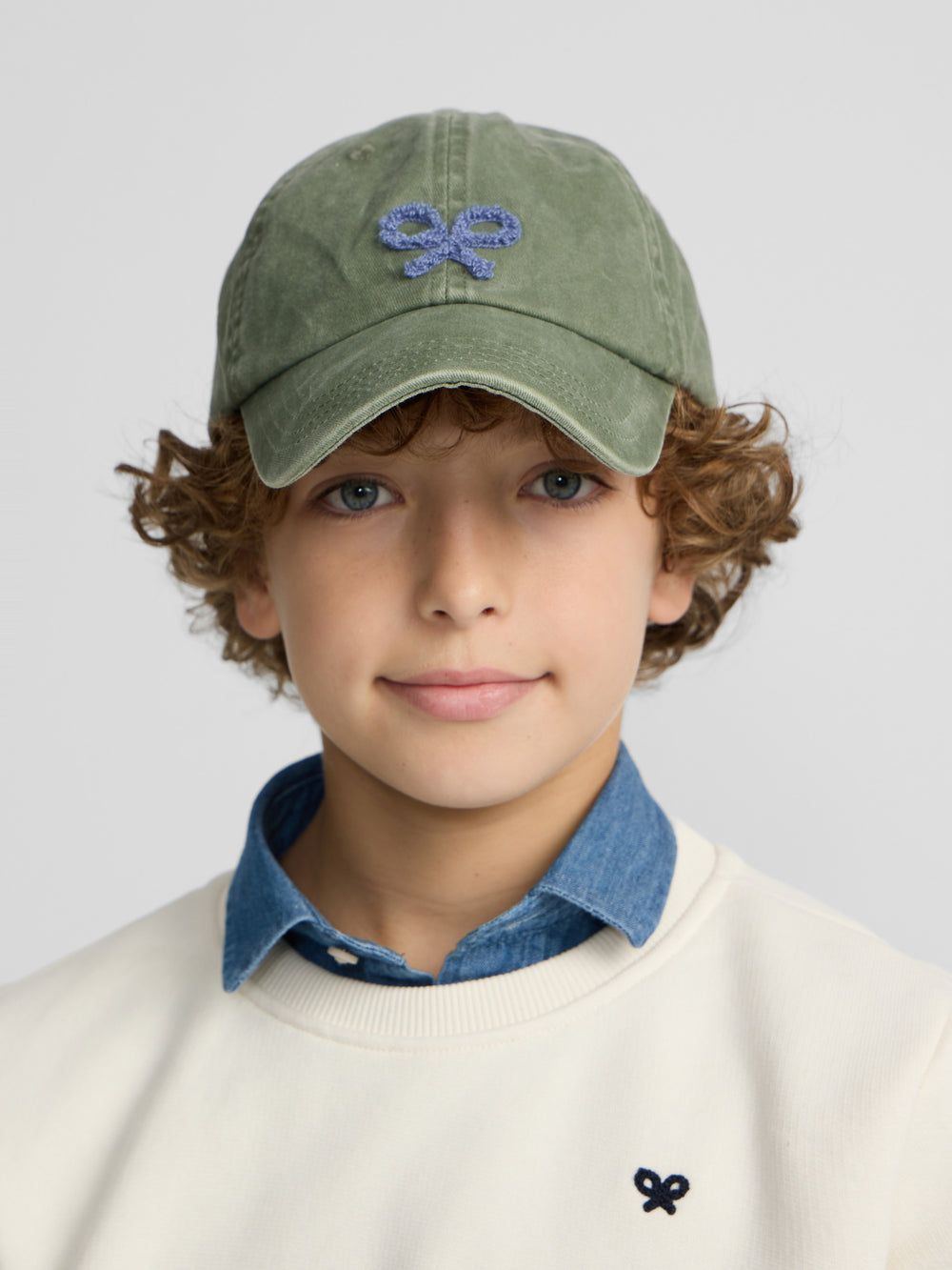 Sweatshirt kids minilogo creme