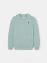 Sudadera kids minilogo verde