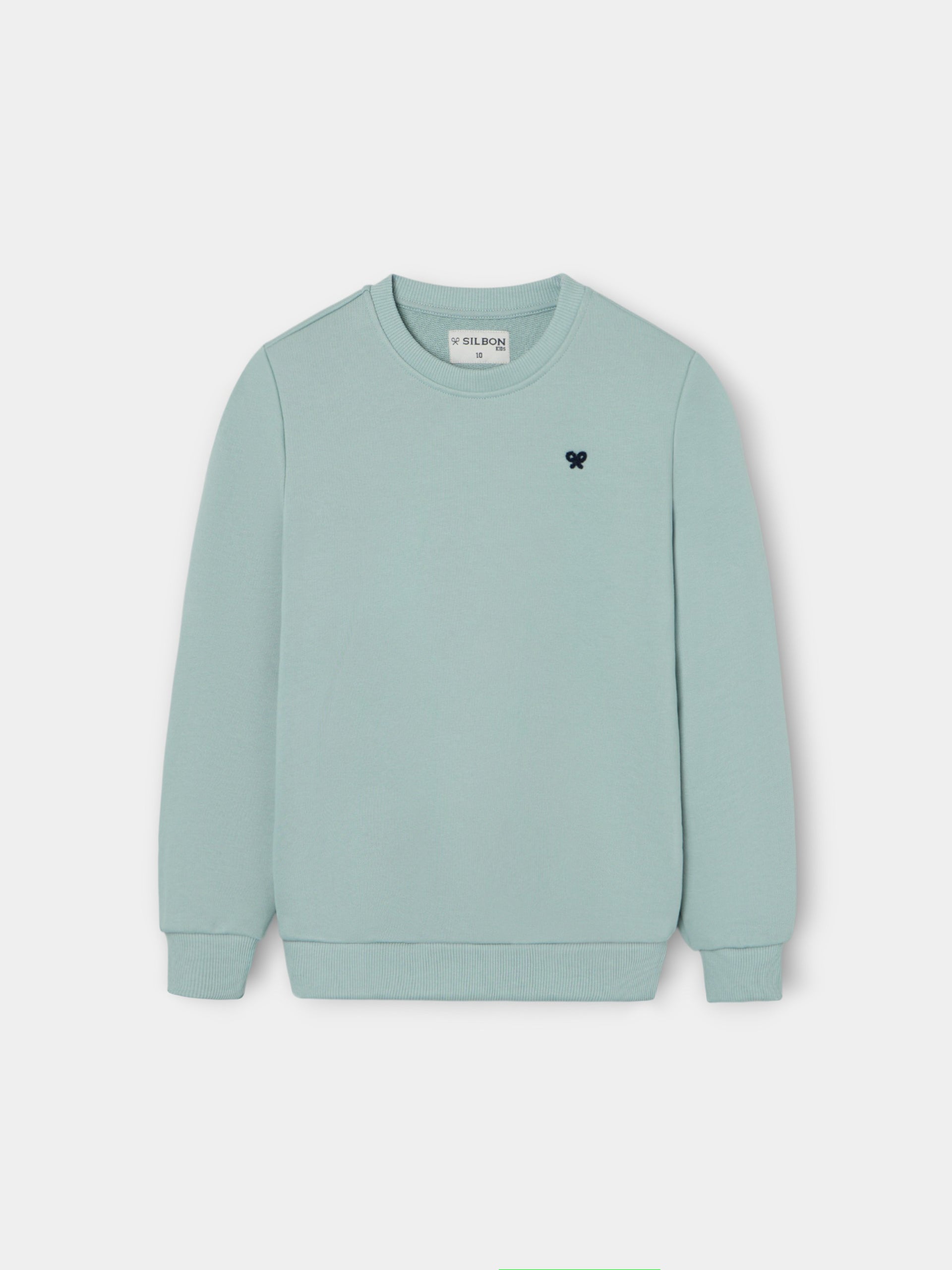 Sweatshirt kids minilogo verde