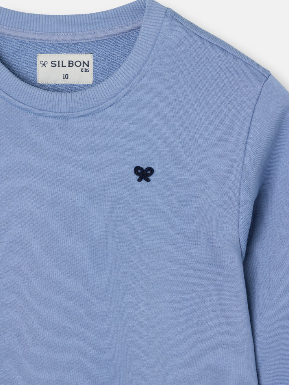 Sweatshirt kids minilogo azul índigo