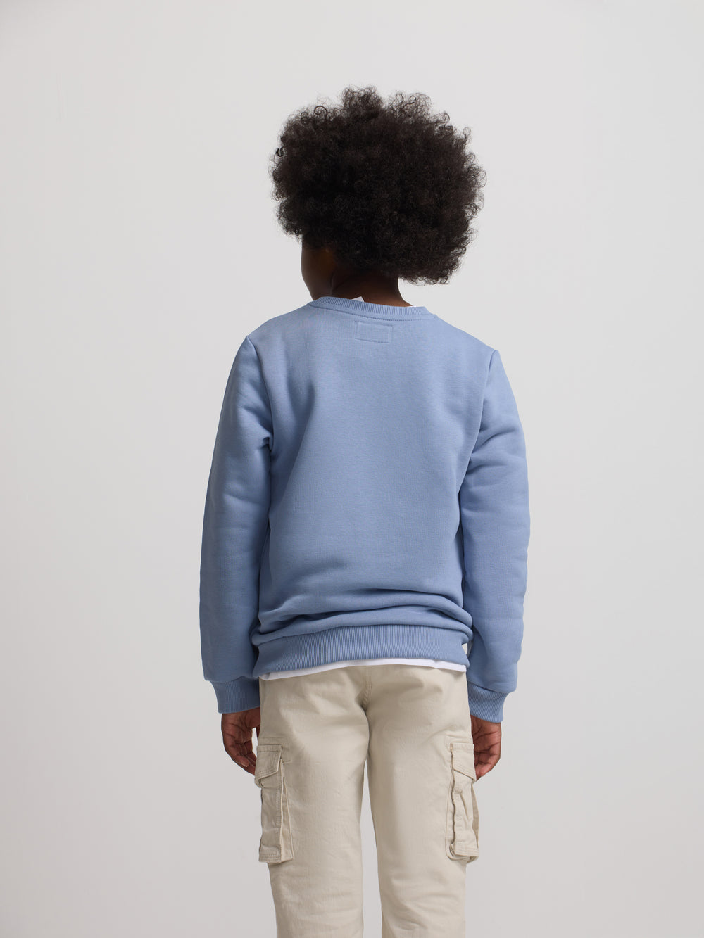 Sweatshirt kids minilogo azul índigo