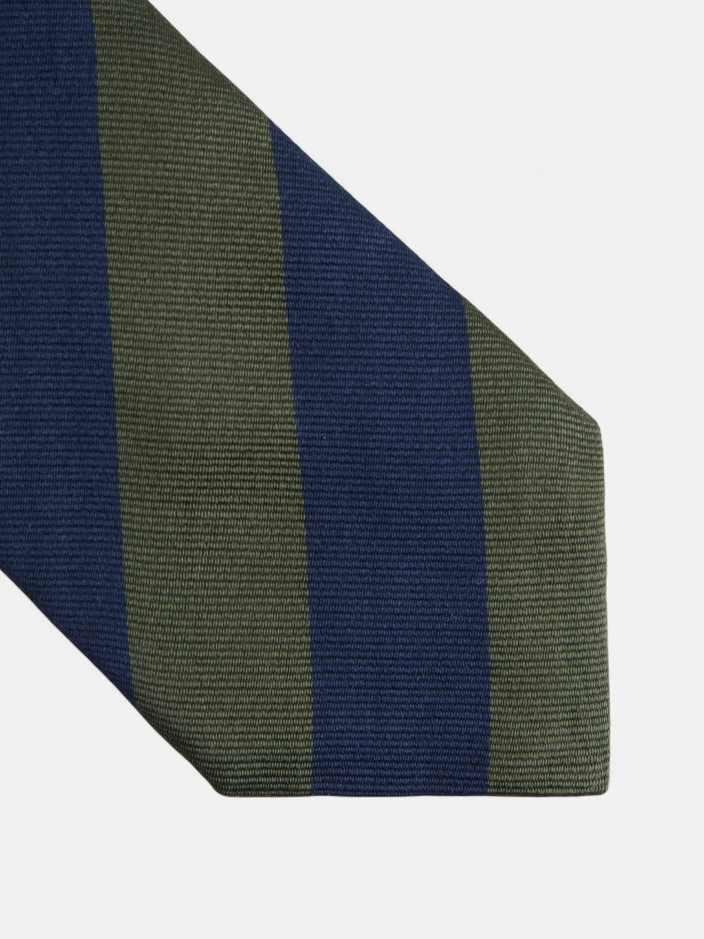 Corbata rayas marino verde