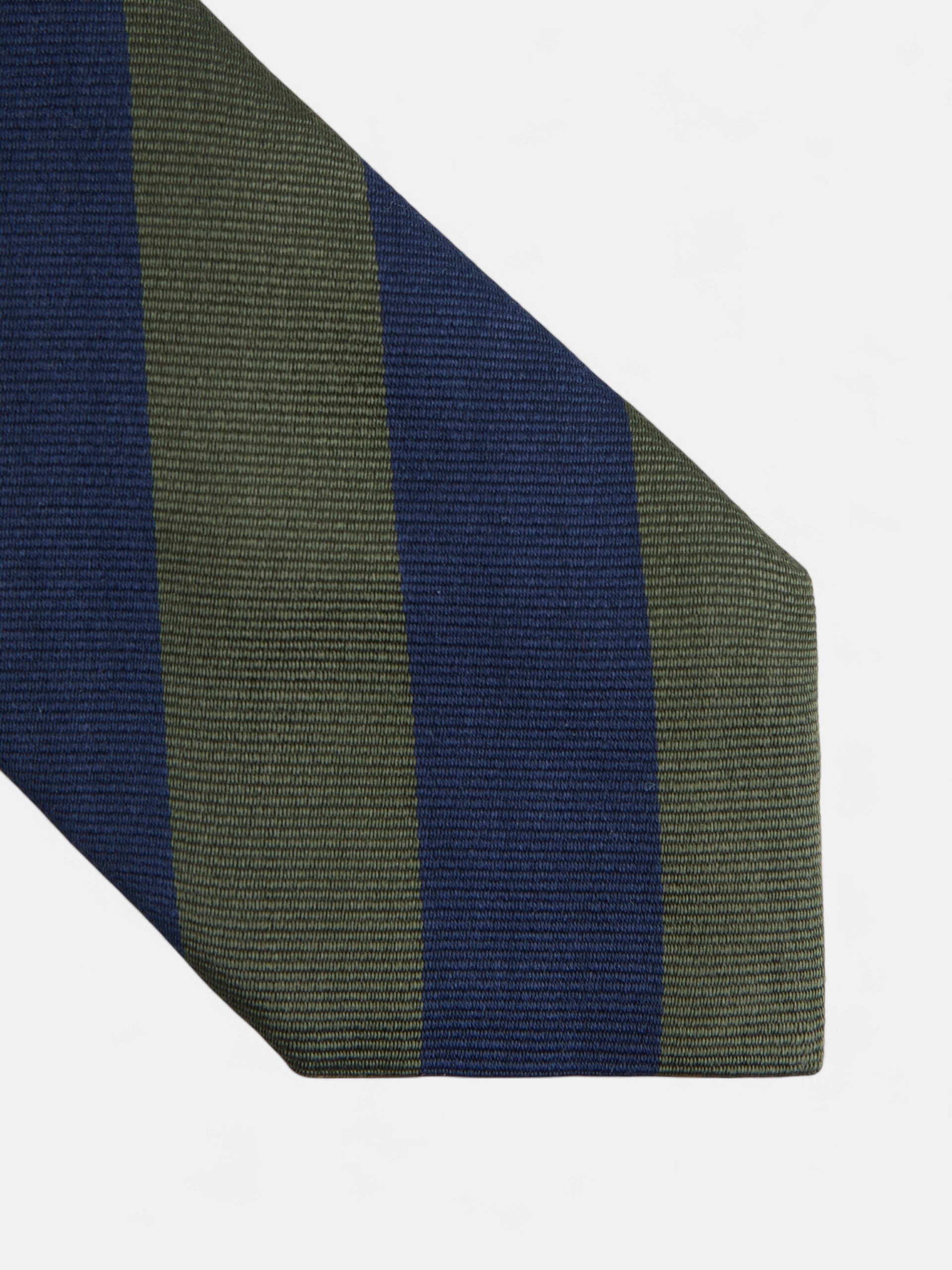Corbata rayas marino verde