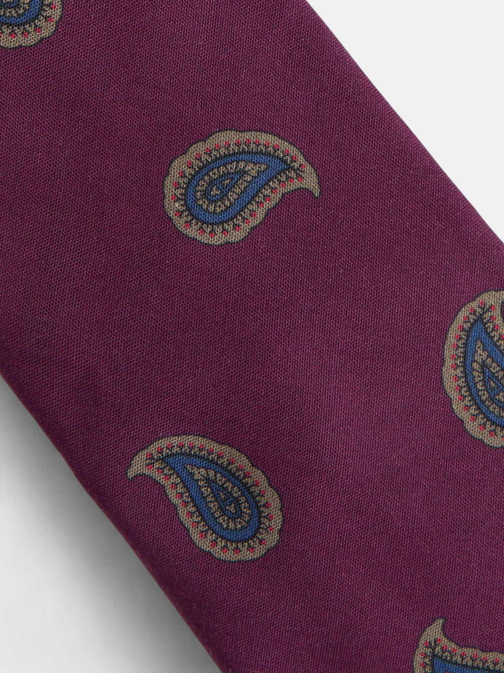 Corbata amebas burdeos