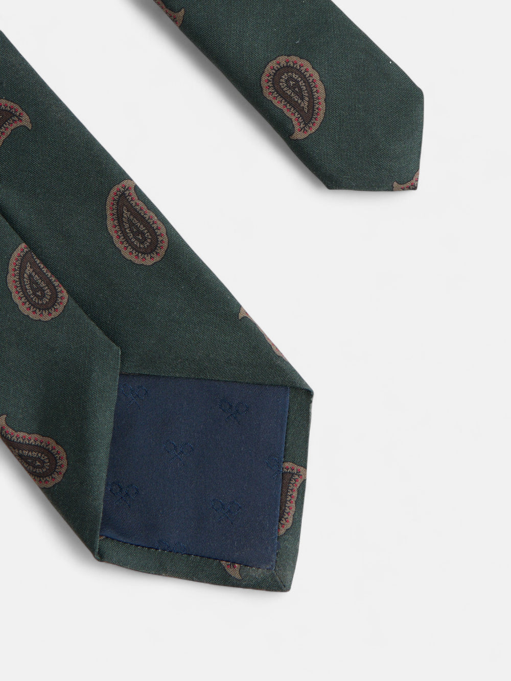 Corbata amebas verde