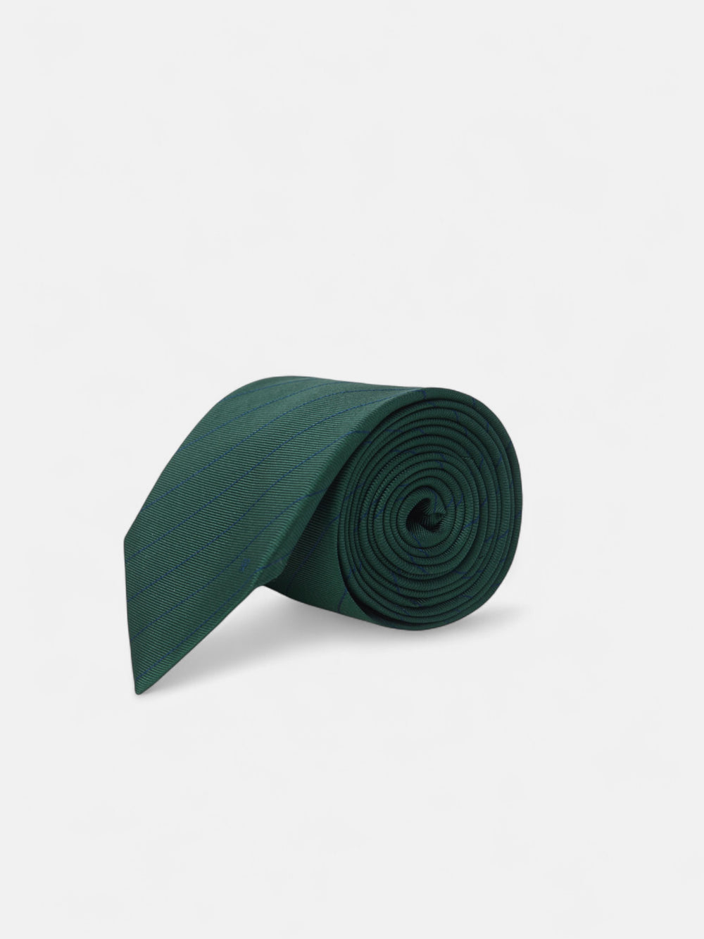 Corbata mini rayas raqueta verde