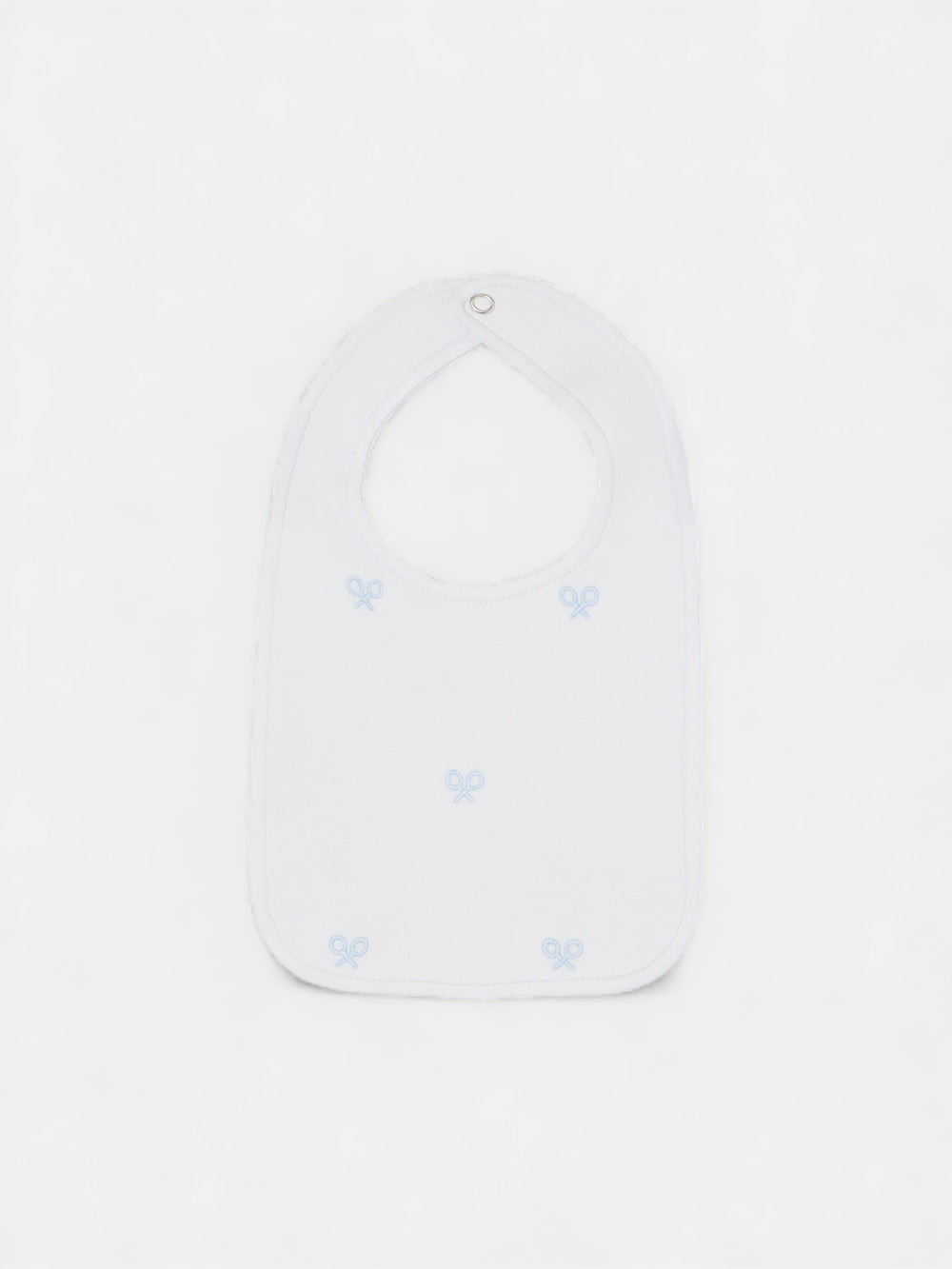 Babero baby miniraqueta azul celeste