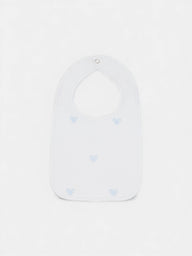 Baby bib mini racket light blue