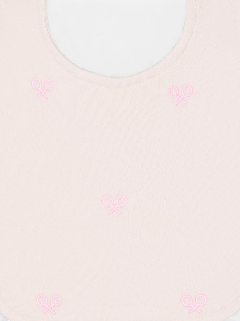 Babero baby miniraqueta rosa