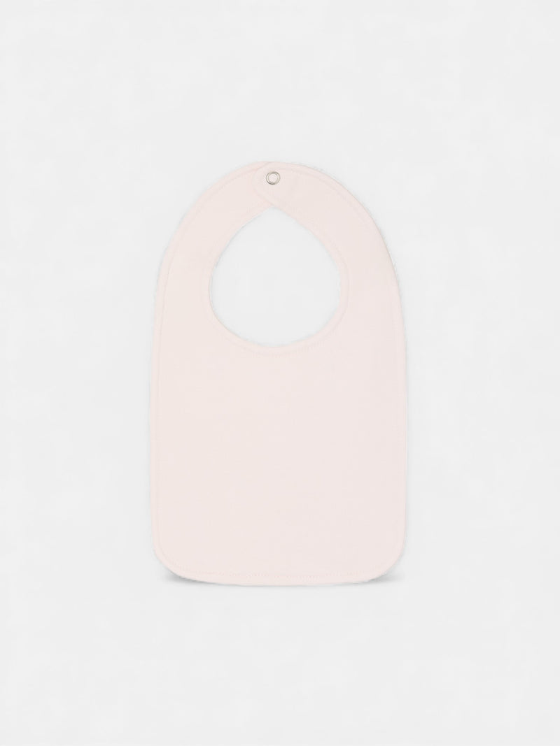 Babero baby miniraqueta rosa