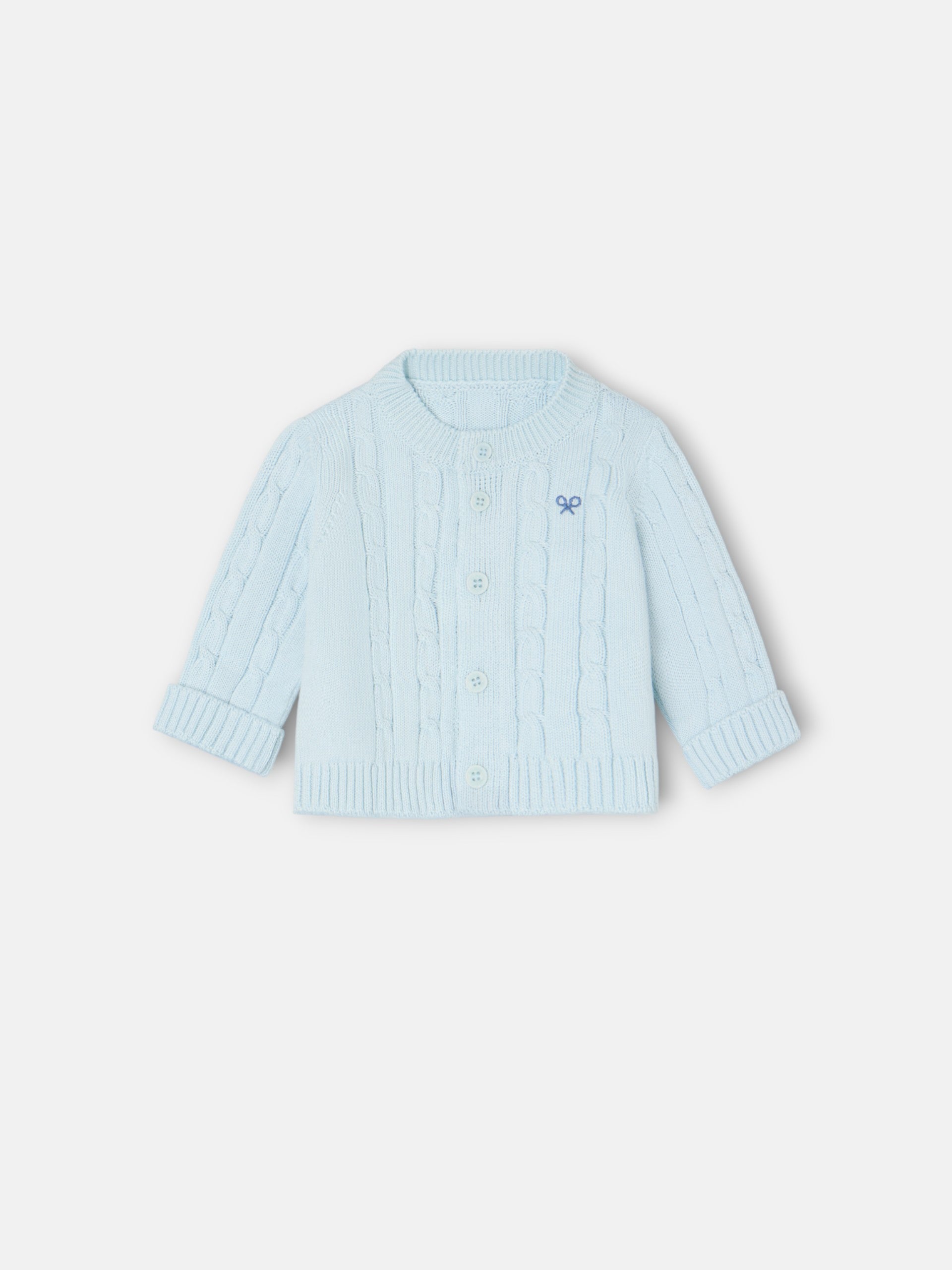 Baby Silbon light blue eight set