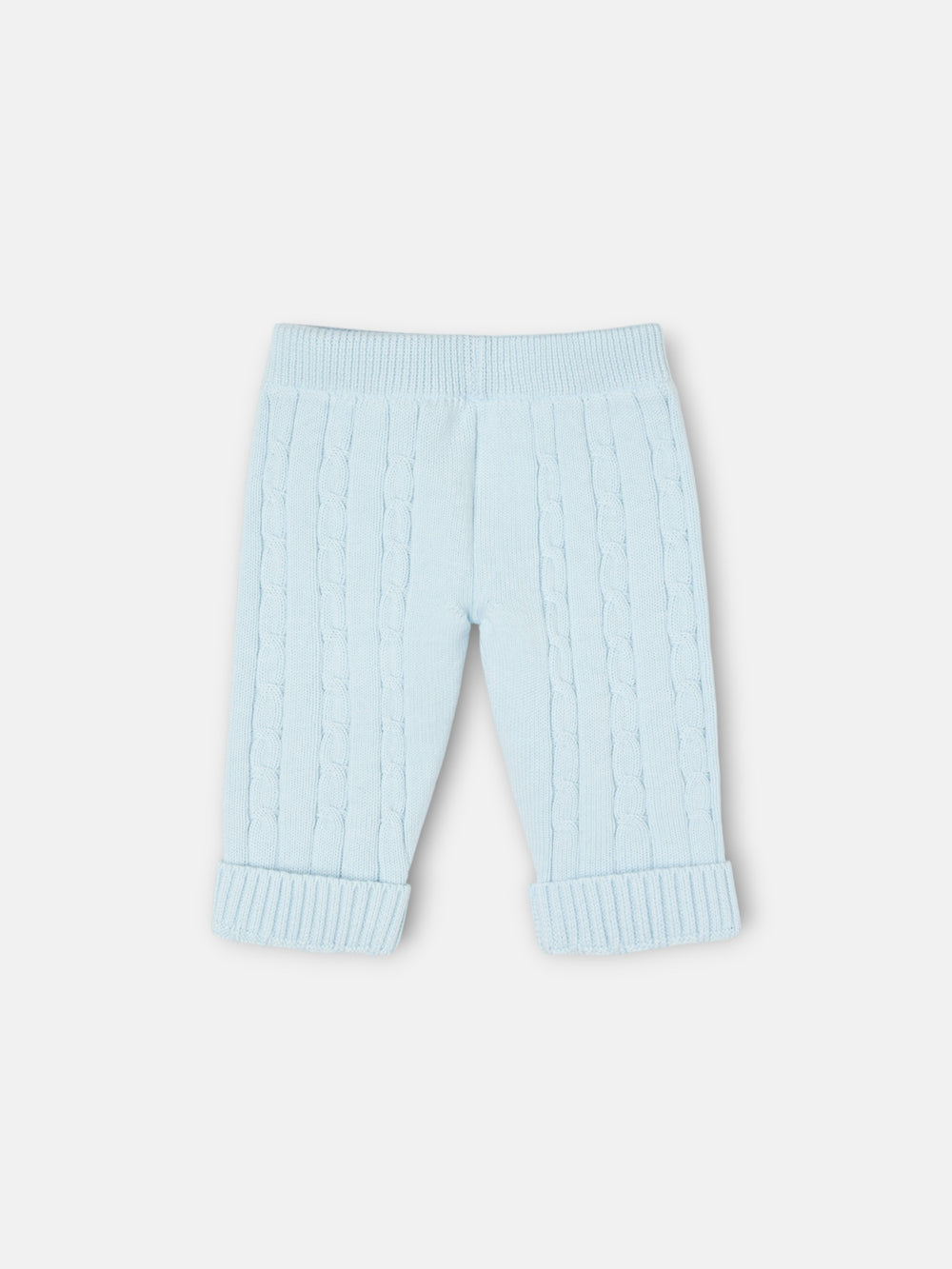 Conjunto ochos baby silbon azul celeste