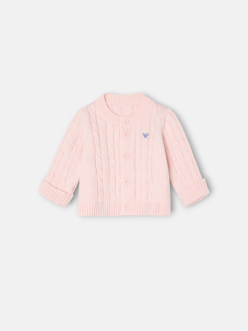 Conjunto ochos bebé silbon rosa