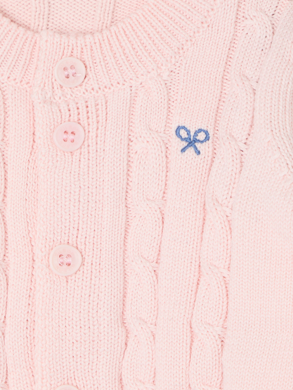 Conjunto ochos baby silbon rosa