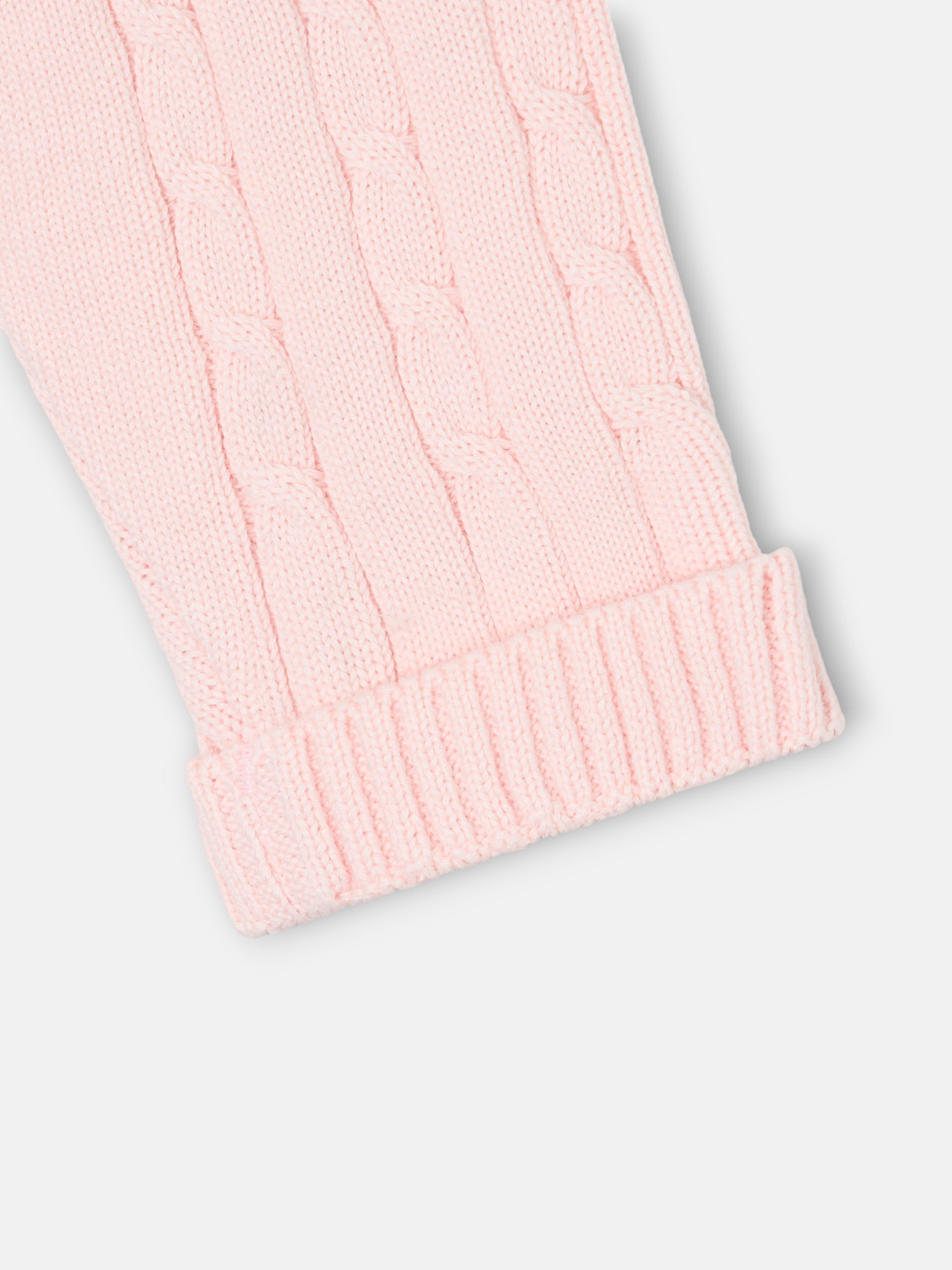 Conjunto ochos baby silbon rosa