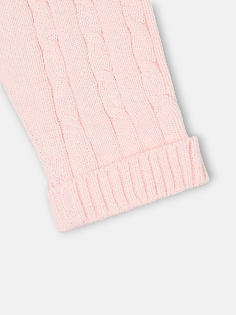 Conjunto ochos bebé silbon rosa