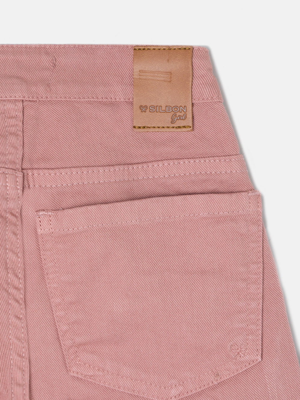 Pantalon girl bordado rosa