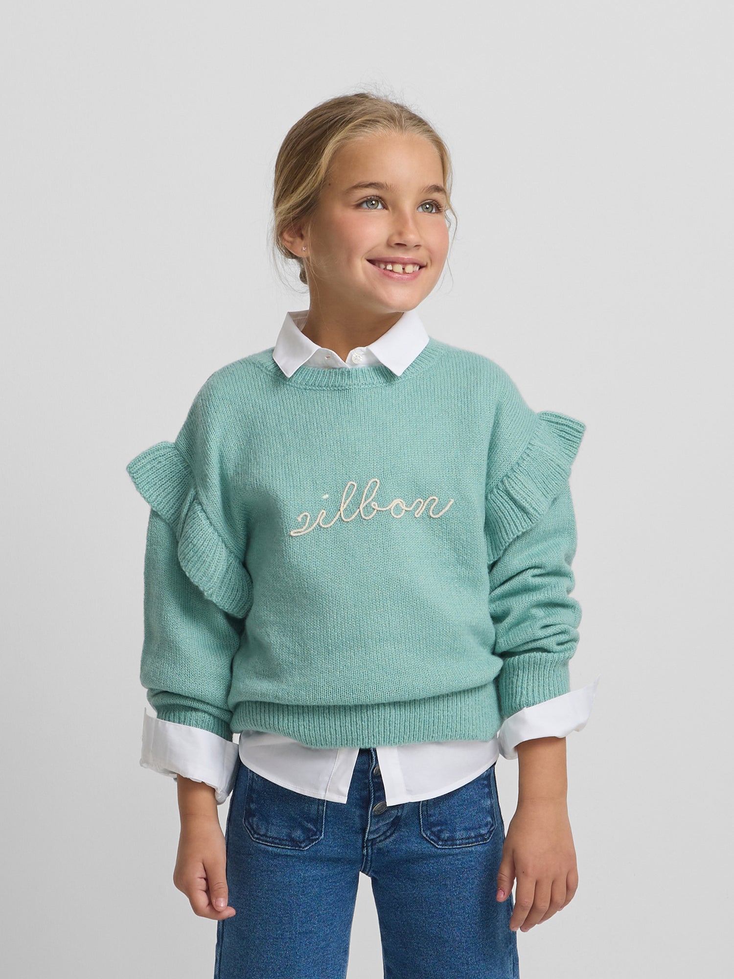 Jersey girl punto silbon verde