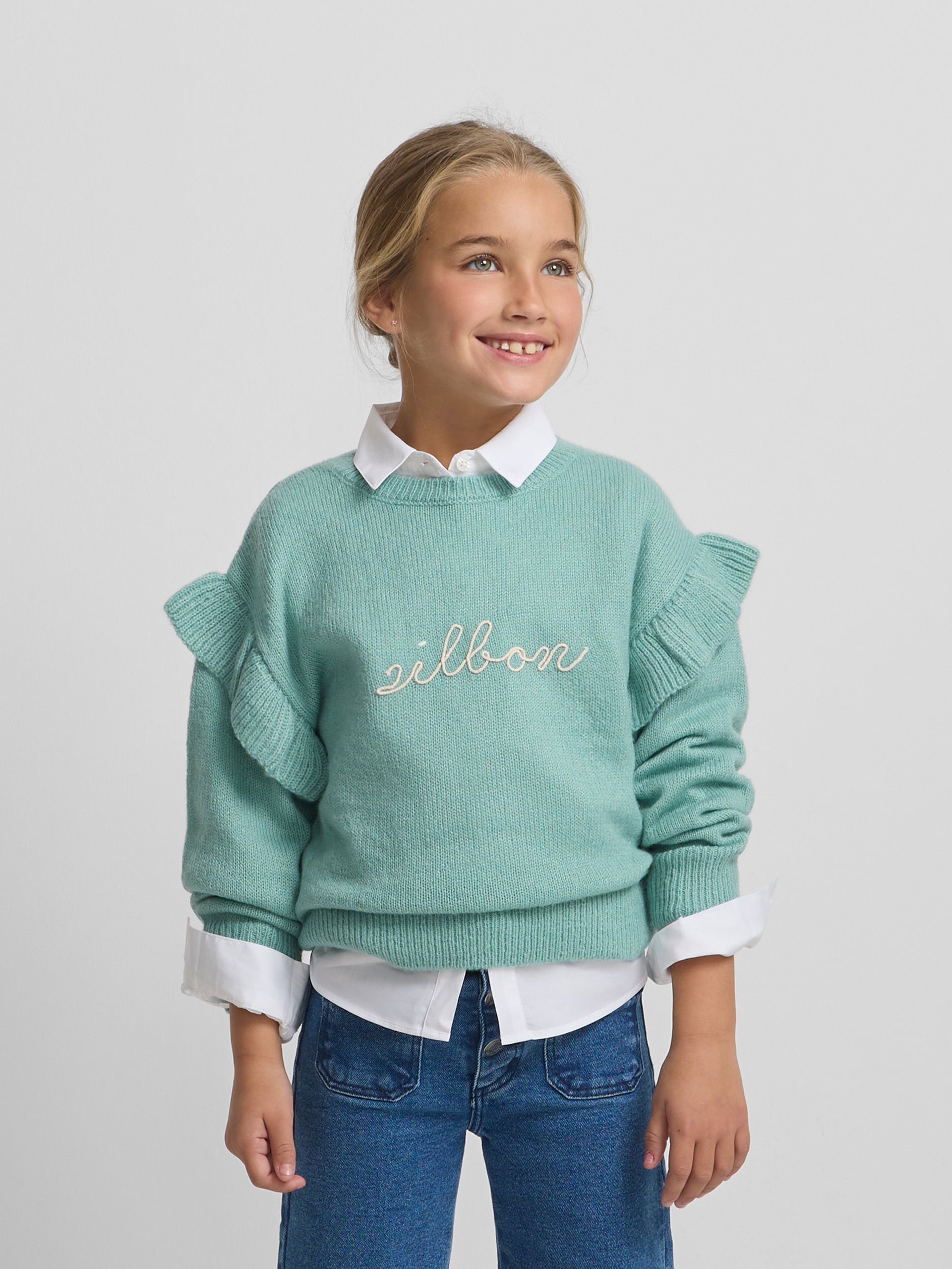 Jersey girl punto silbon verde