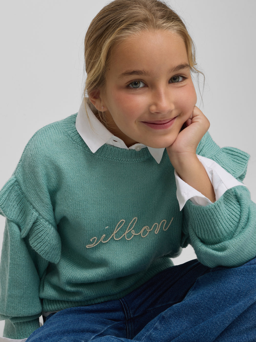 Jersey girl punto silbon verde